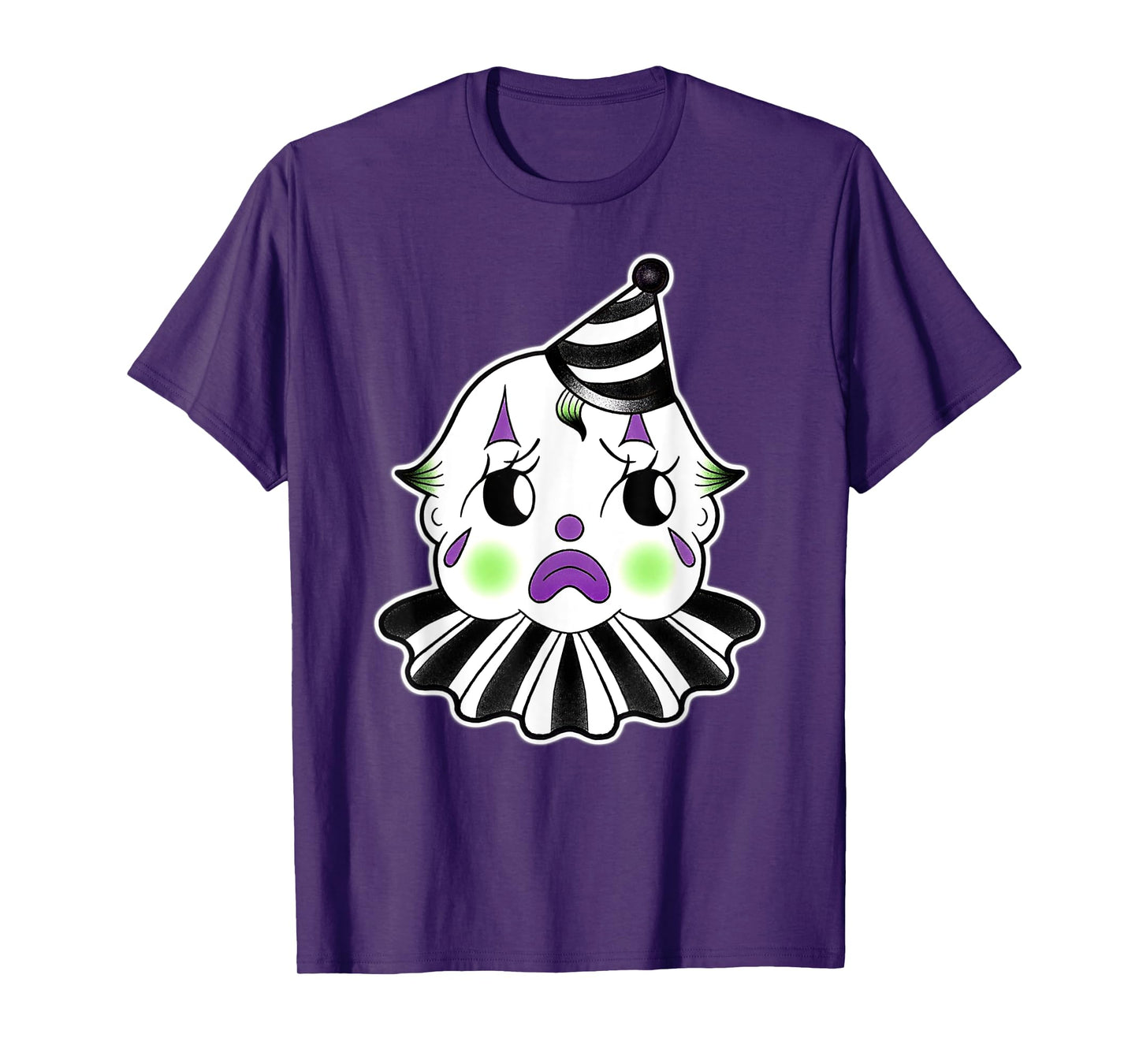 Urban Empyre Kewpie Baby Spooky Clown Sad Doll T-Shirt