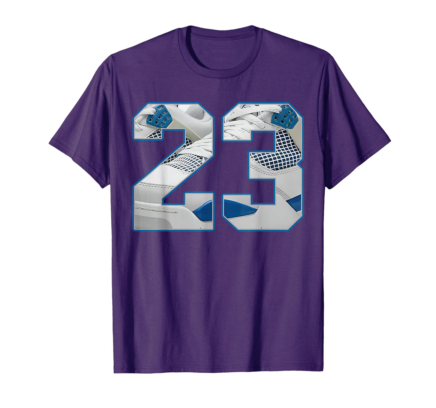 Number 23 Military Blue 4s Matching Tee For Men Women T-Shirt
