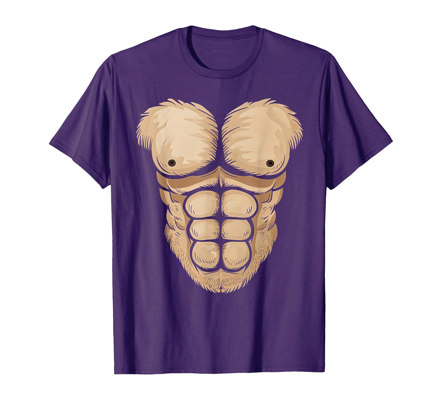 Halloween Gorilla Monkey Belly Chest Costume Men Boy Kid T-Shirt