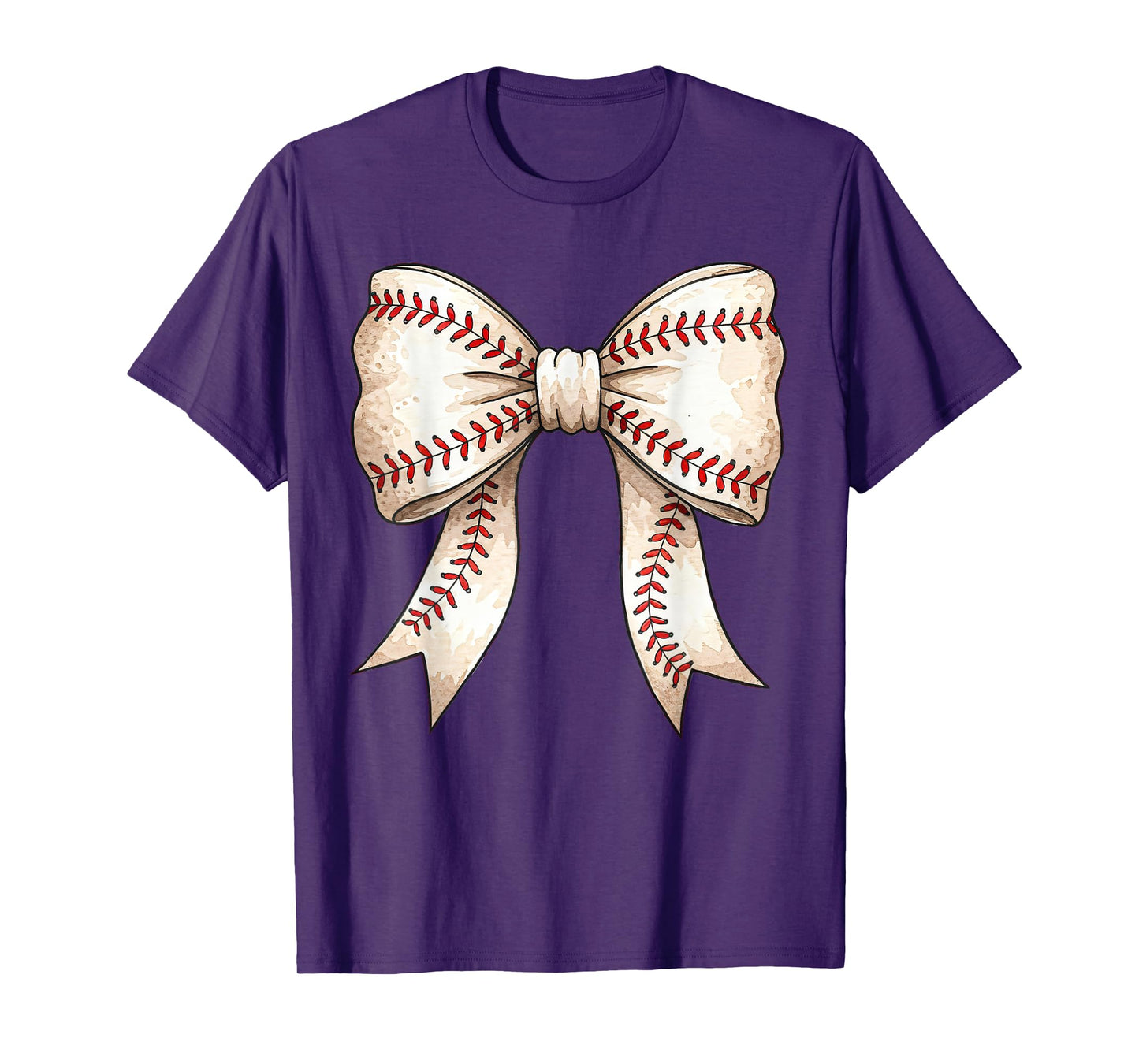 Women Cute Baseball Coquette Bow Lovers Baseball Girls T-Shirt