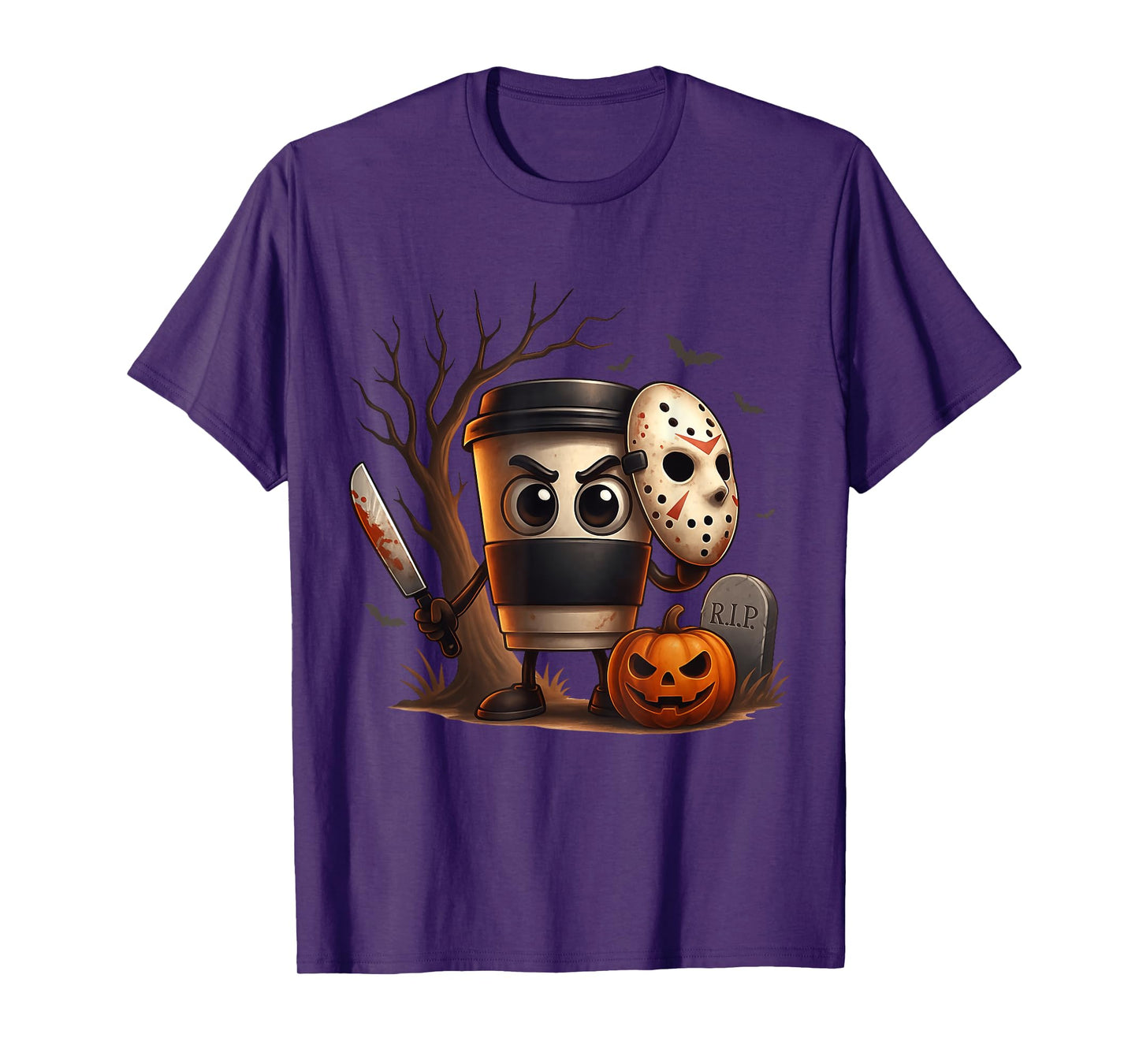 Halloween Costume Cappuccino Assassino Kids Boys Brainrot T-Shirt