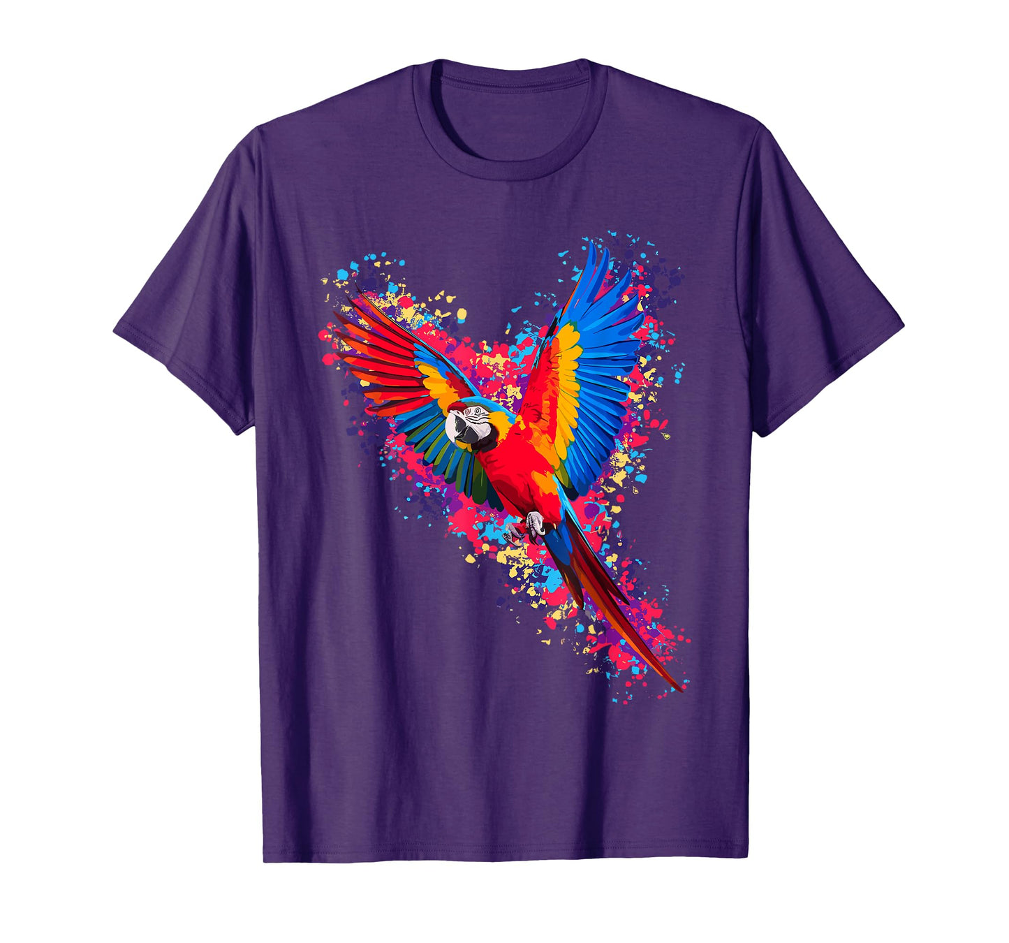 Best Parrot Art For Men Women Kids Tropical Parrot Lover T-Shirt