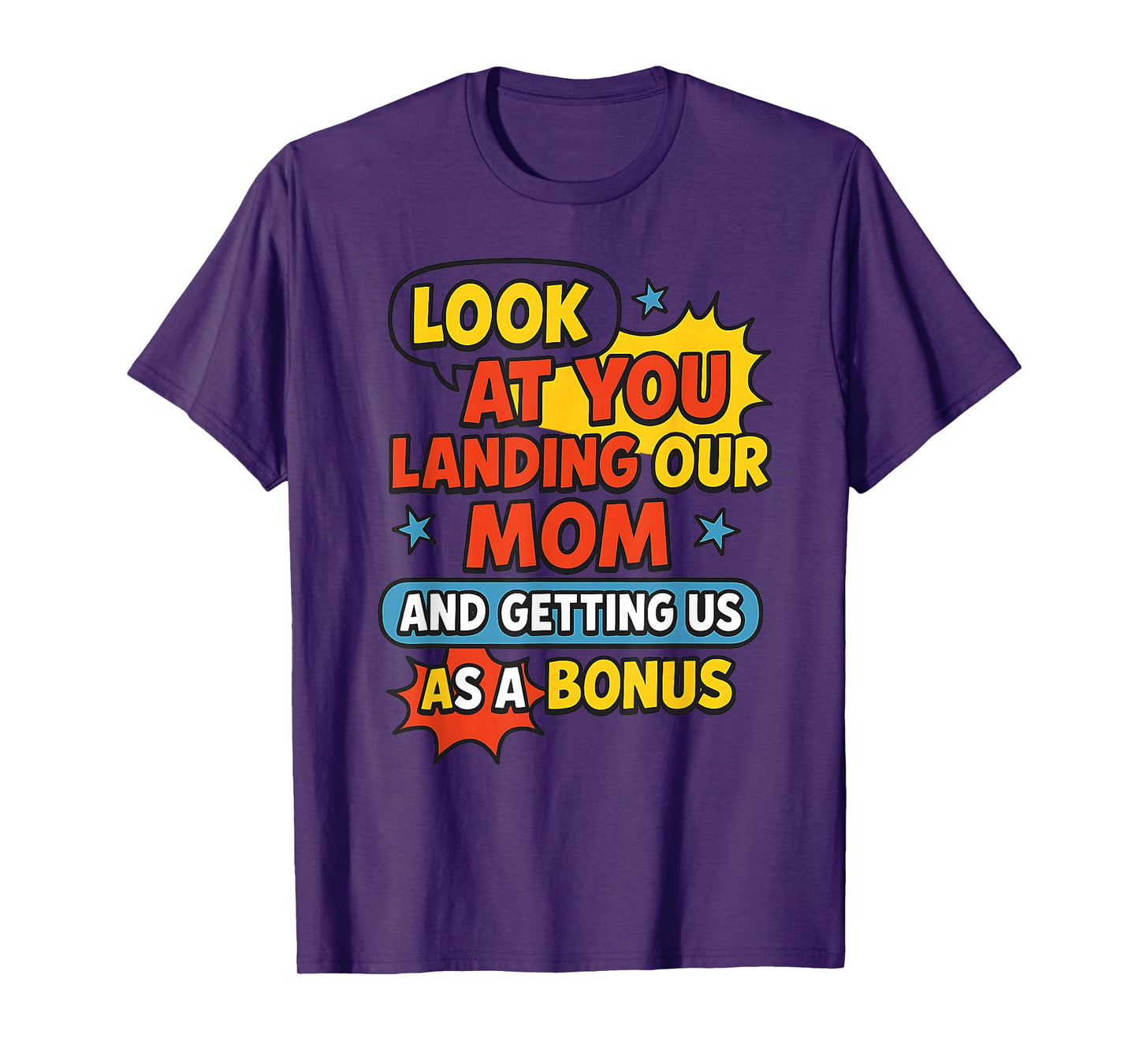 Retro Look At You Landing Our Mom Funny Father's Day Dad T-Shirt