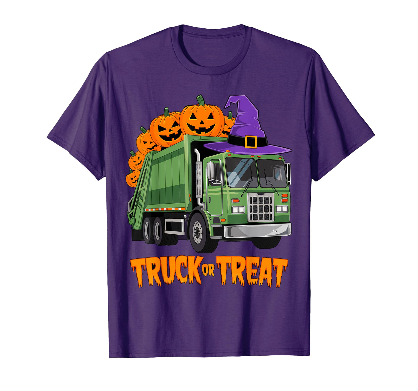 Truck or Treat Garbage Truck Halloween Costume T-Shirt