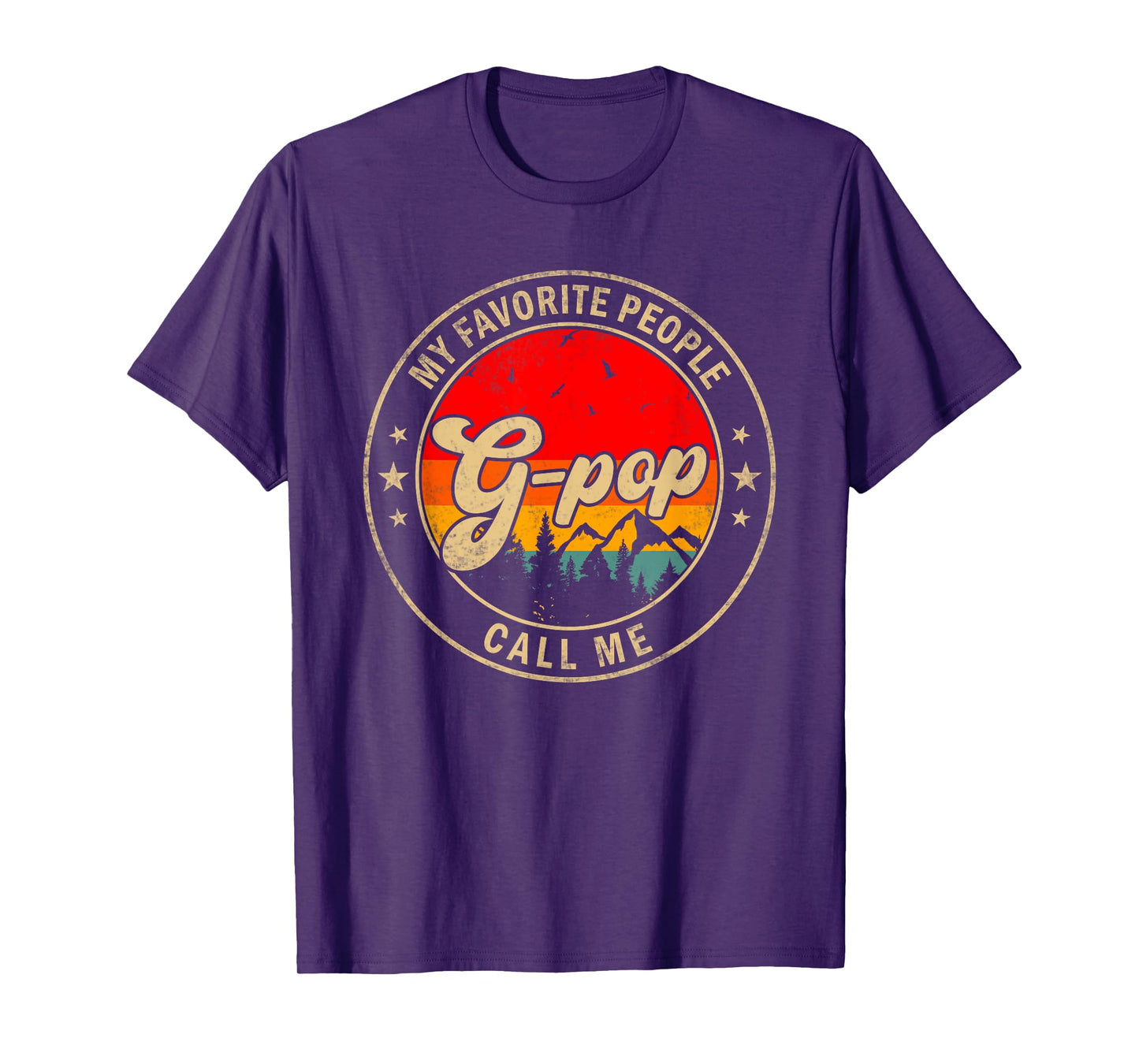 My Favorite People Call Me G-Pop for Papa Grandpa T-Shirt