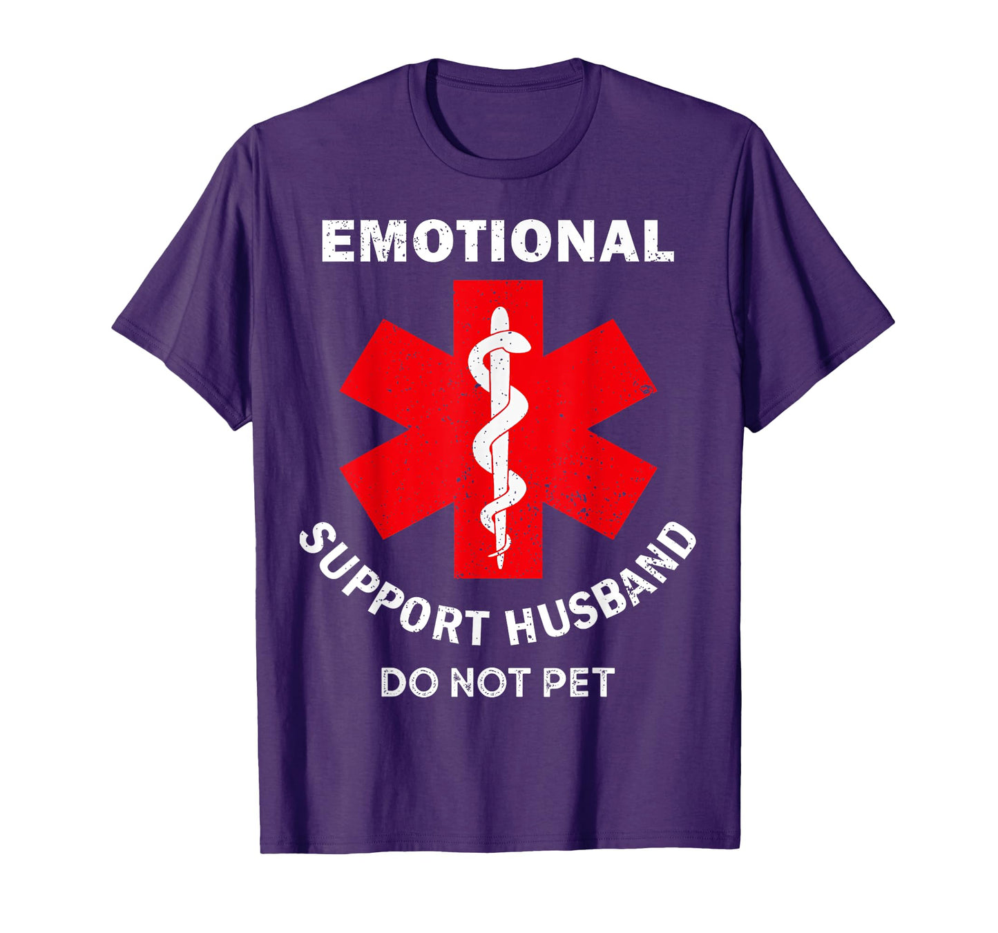 Emotional Support Husband Do Not Pet T-Shirt