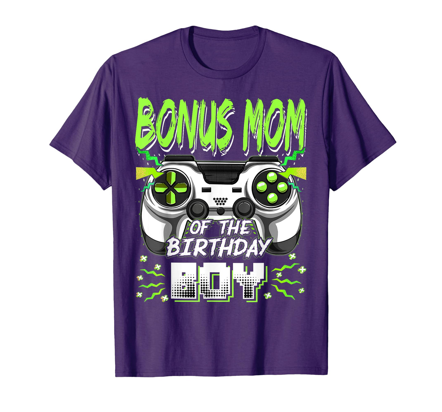 Bonus Mom Of The Birthday Boy Video Game Bday Party T-Shirt