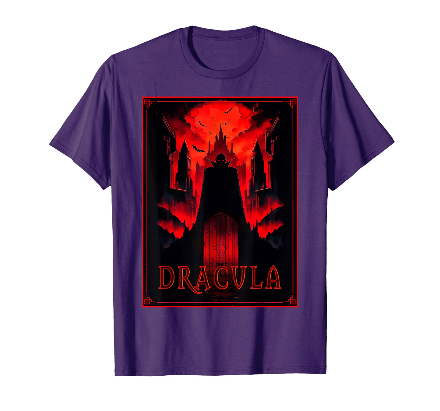 Dracula Gothic Horror Vampire Art -Halloween Vampire fans T-Shirt