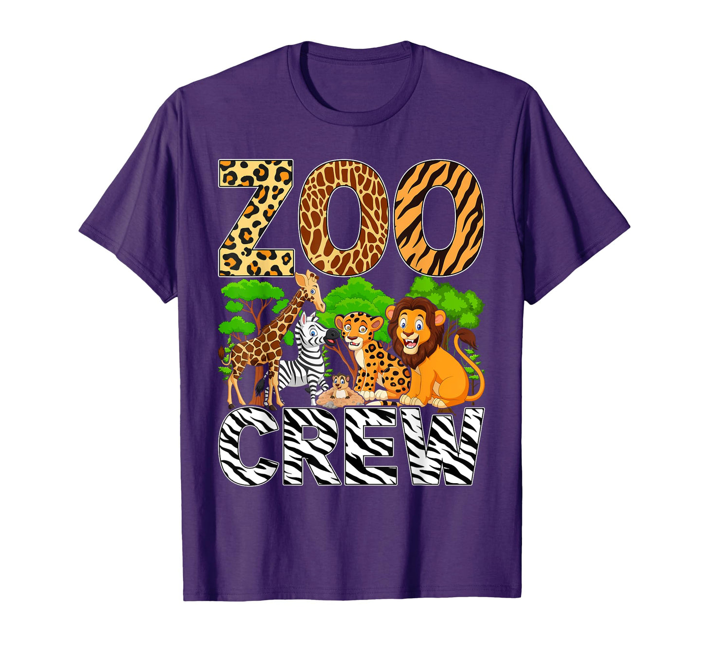 Zoo Crew Leopard Safari Animal Keeper Kids Group Matching T-Shirt