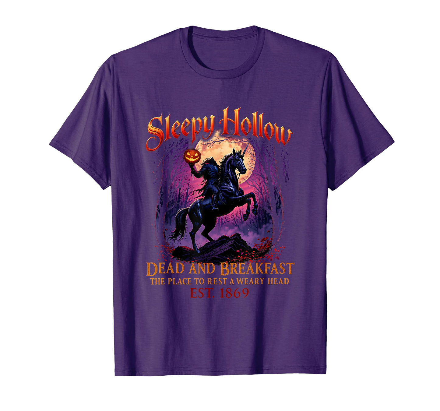 Vintage Sleepy Hollow Horseman Halloween Spooky Season T-Shirt
