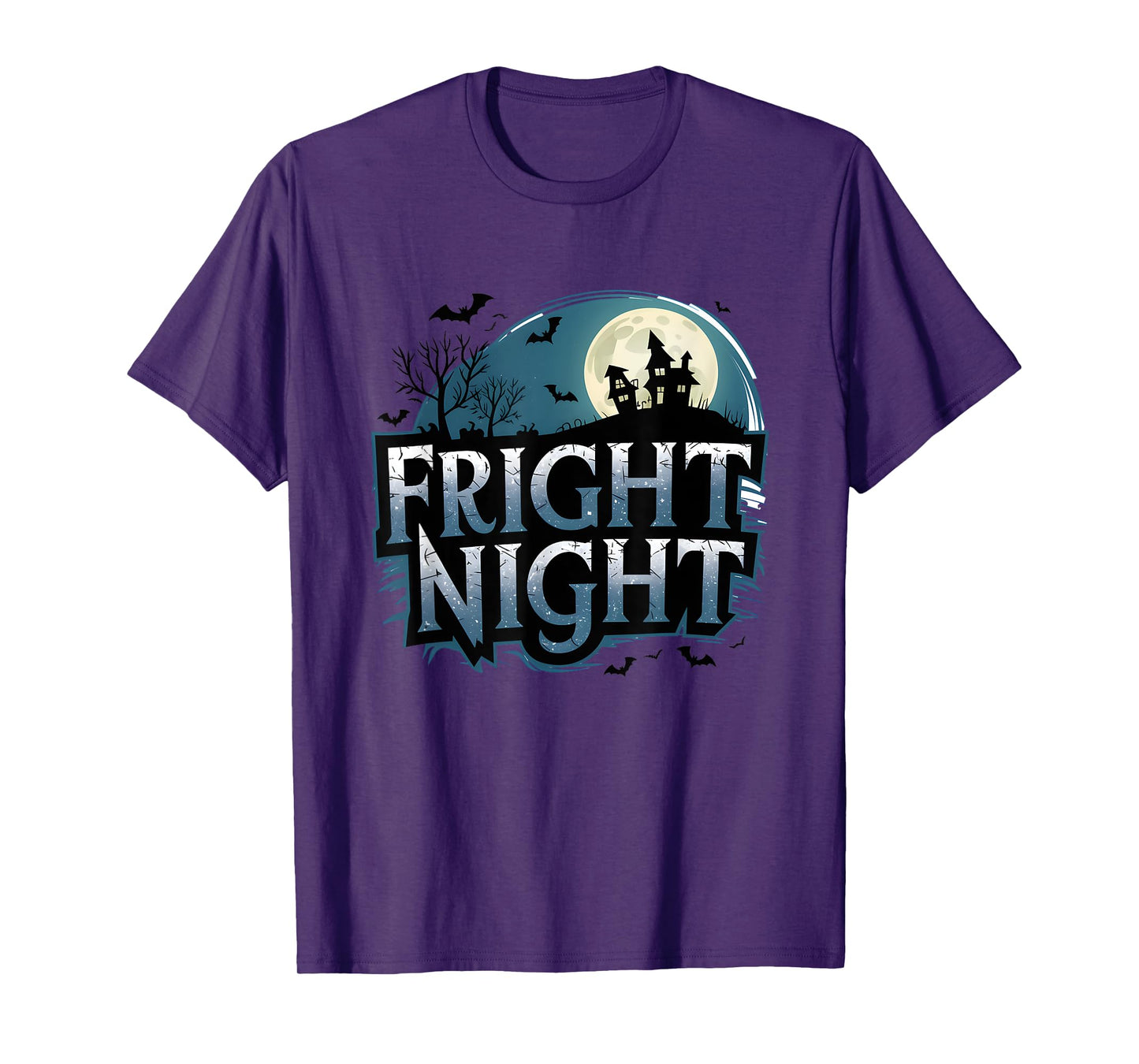 Fright Night Halloween Haunted House T-Shirt