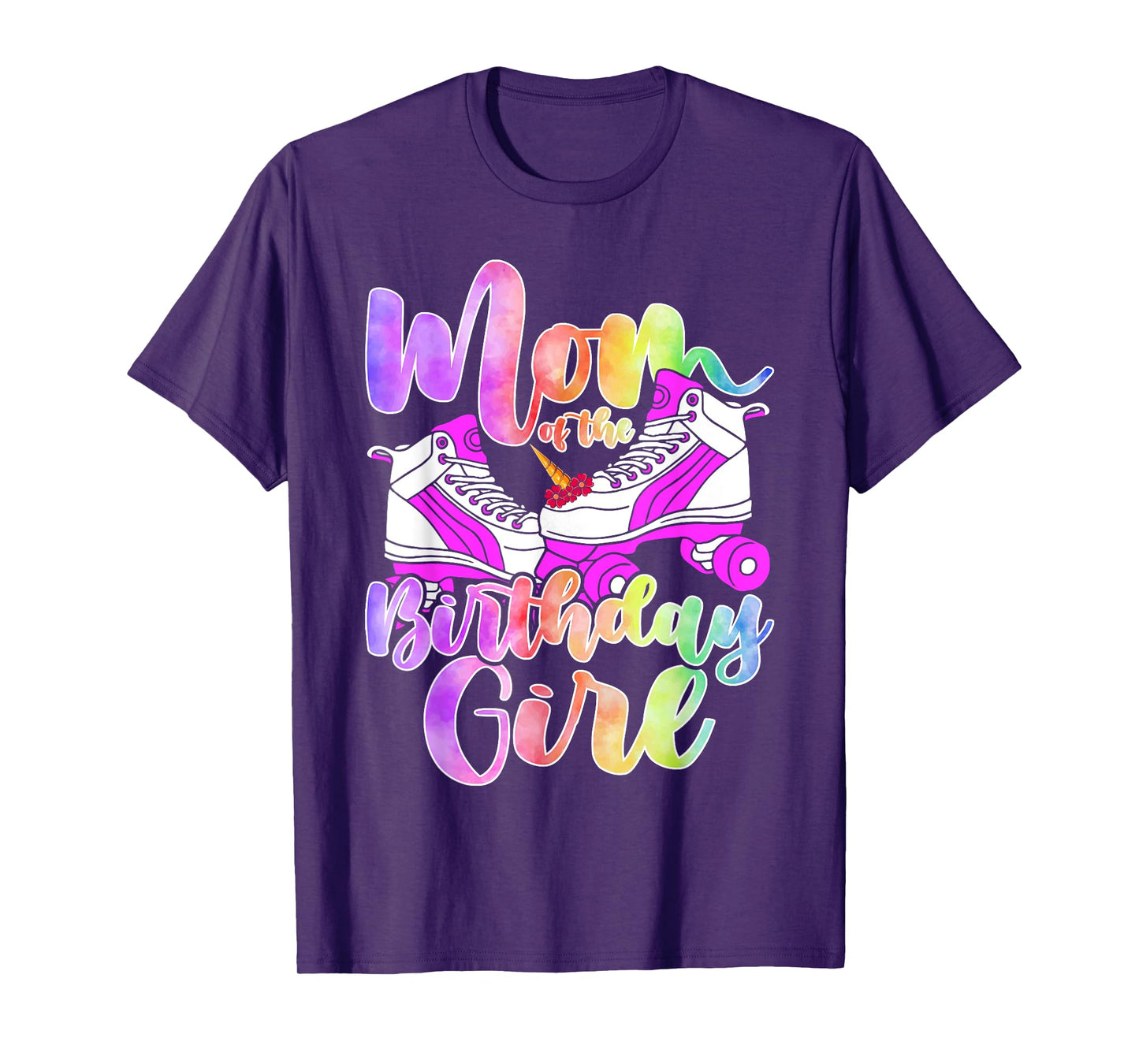 Mom Birthday Rolling Skate Birthday family Party T-Shirt