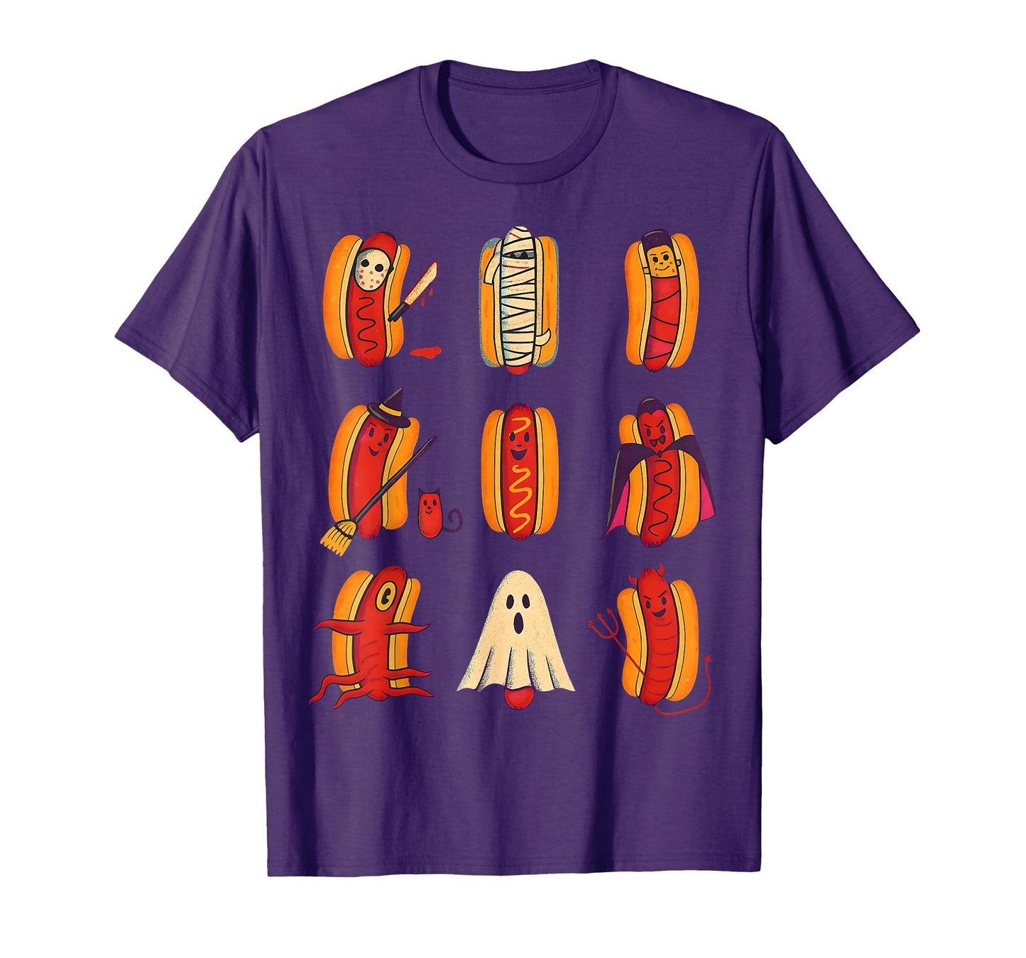 HUGvyn Halloween: Halloweiners Summerween Hot Dog Summer T-Shirt