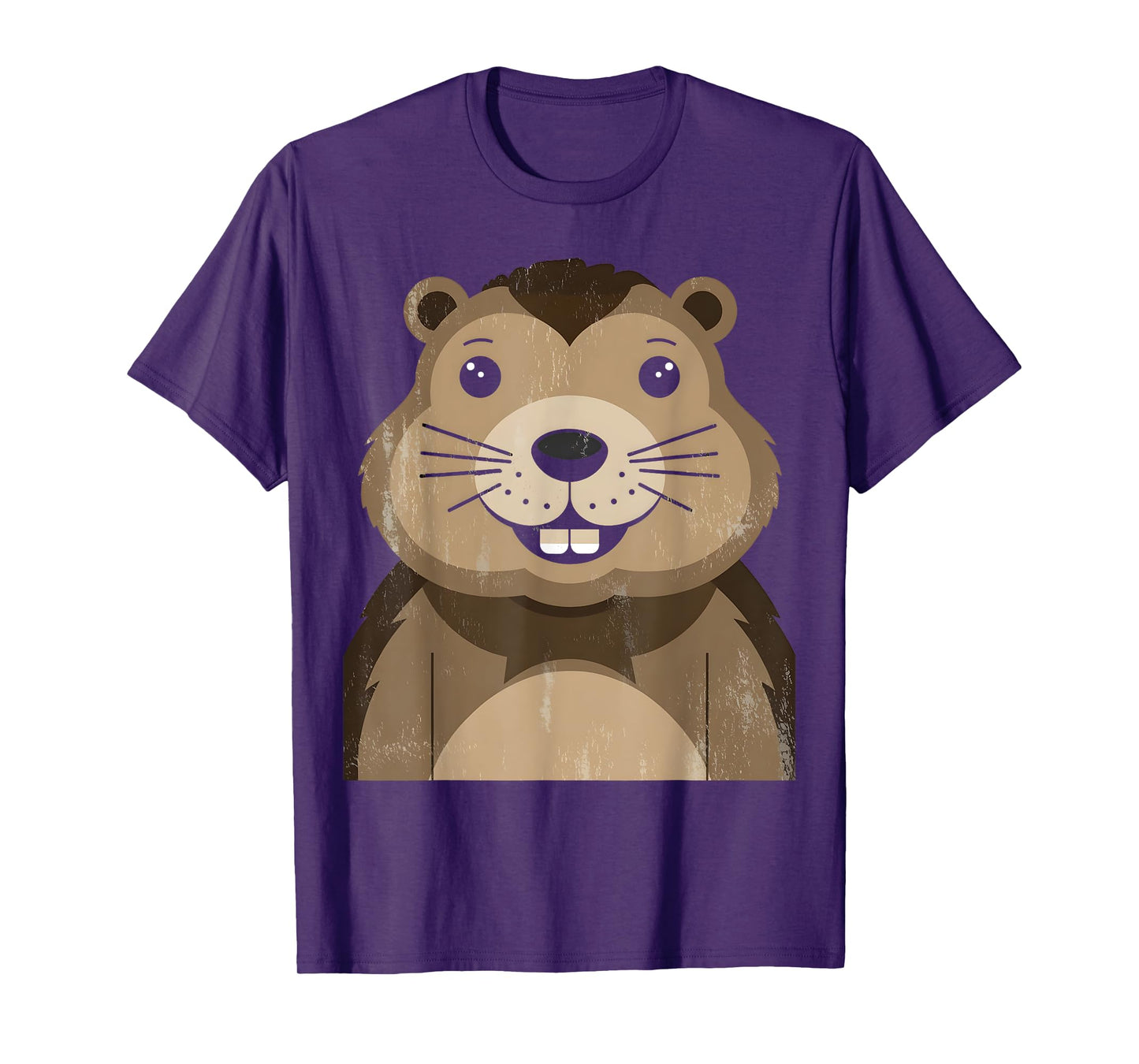 Groundhog Costume Vintage Groundhog Day Funny Ground Hog T-Shirt
