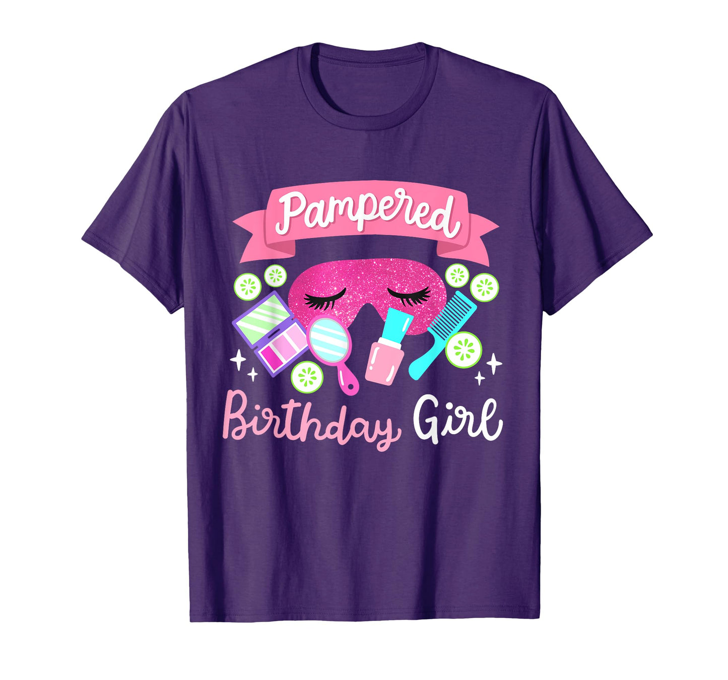 Spa Birthday Party Pampered Bday Girl Women Kids Toddlers T-Shirt