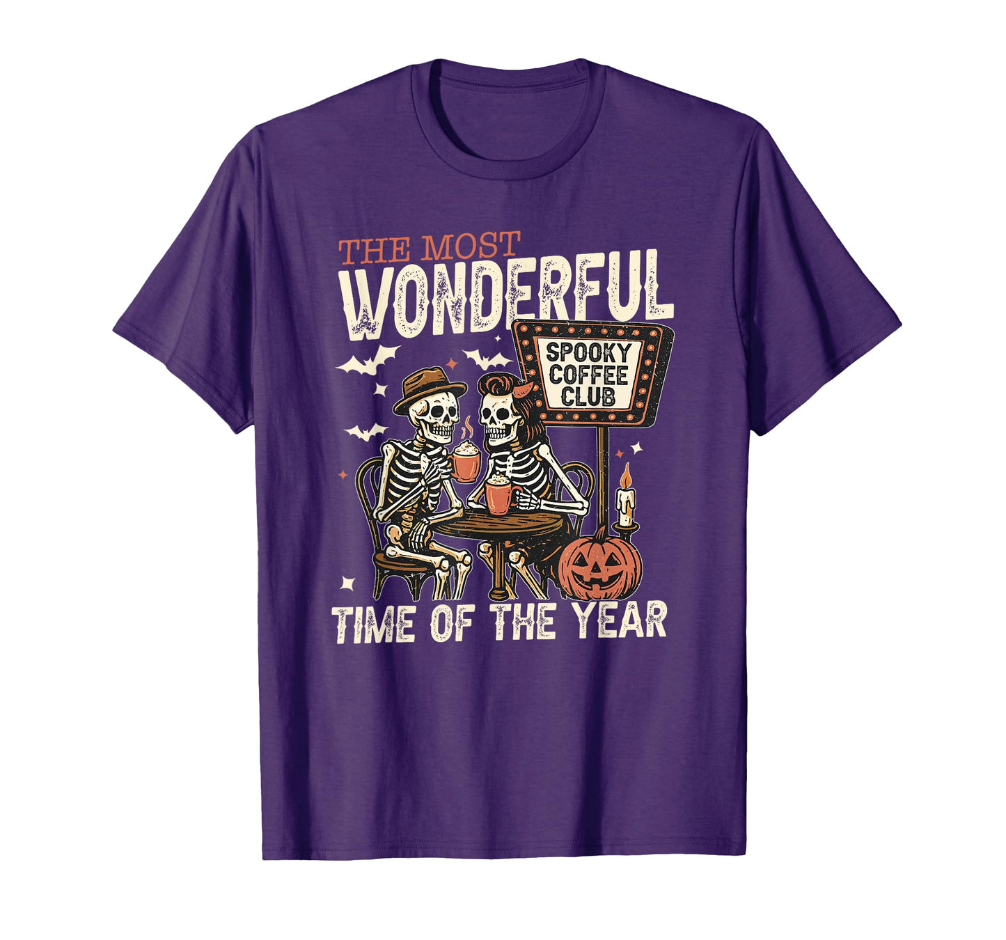 Its the Most Wonderful Time of the Year Skeleton Coffee Club T-Shirt