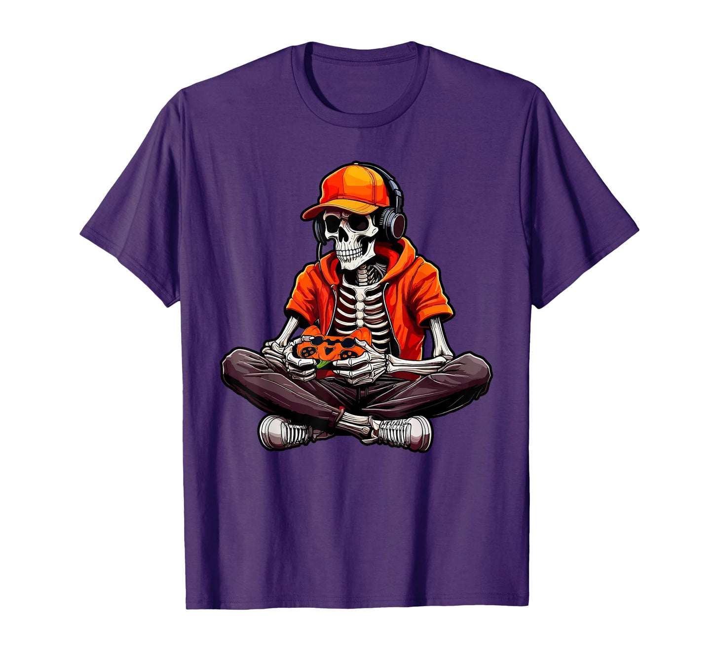 Halloween Boys Kids Ghost Gamer Scary Costume Gaming Men T-Shirt