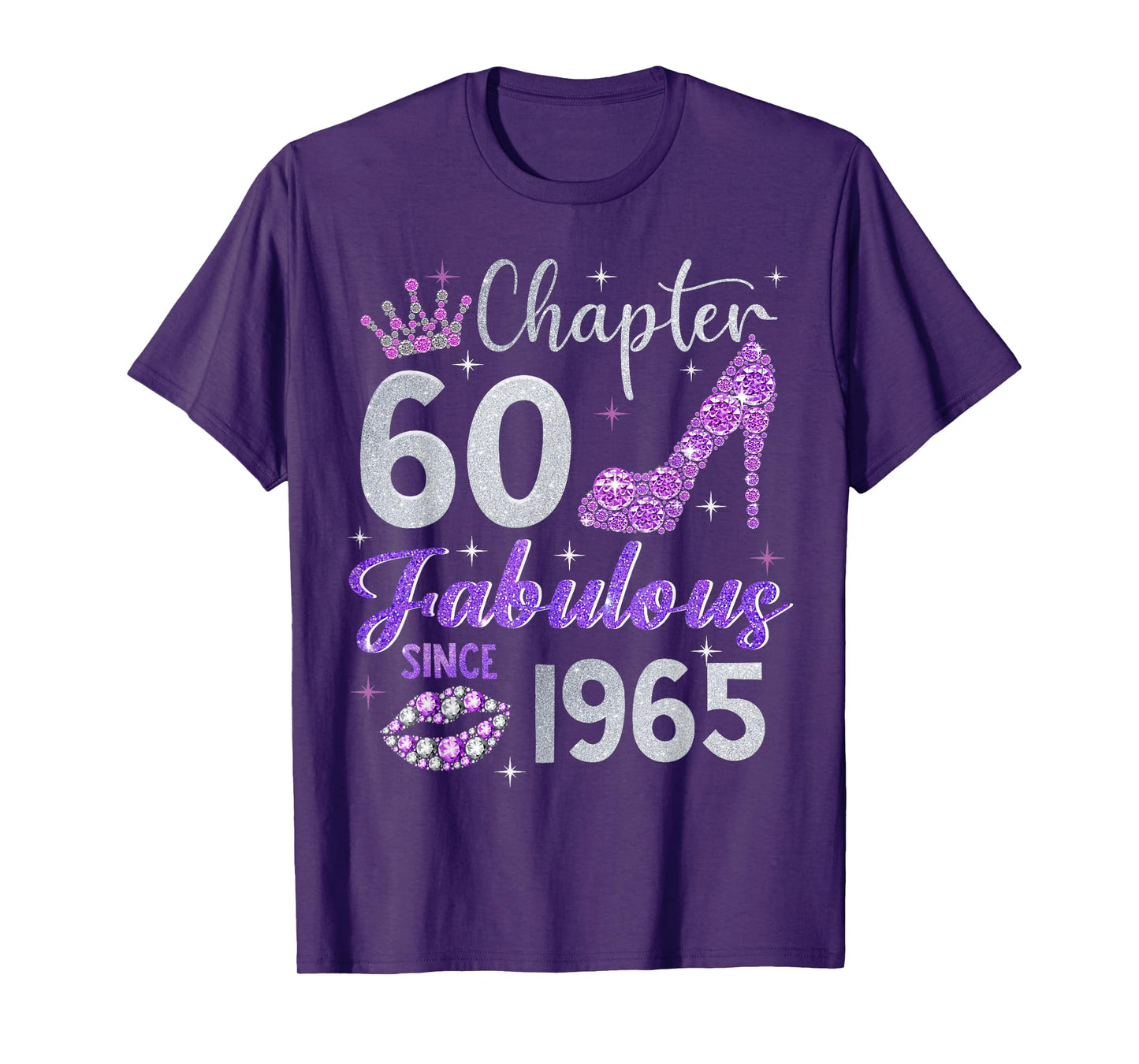 Chapter 60 Fabulous Since 1965 60th Birthday Women Girl T-Shirt