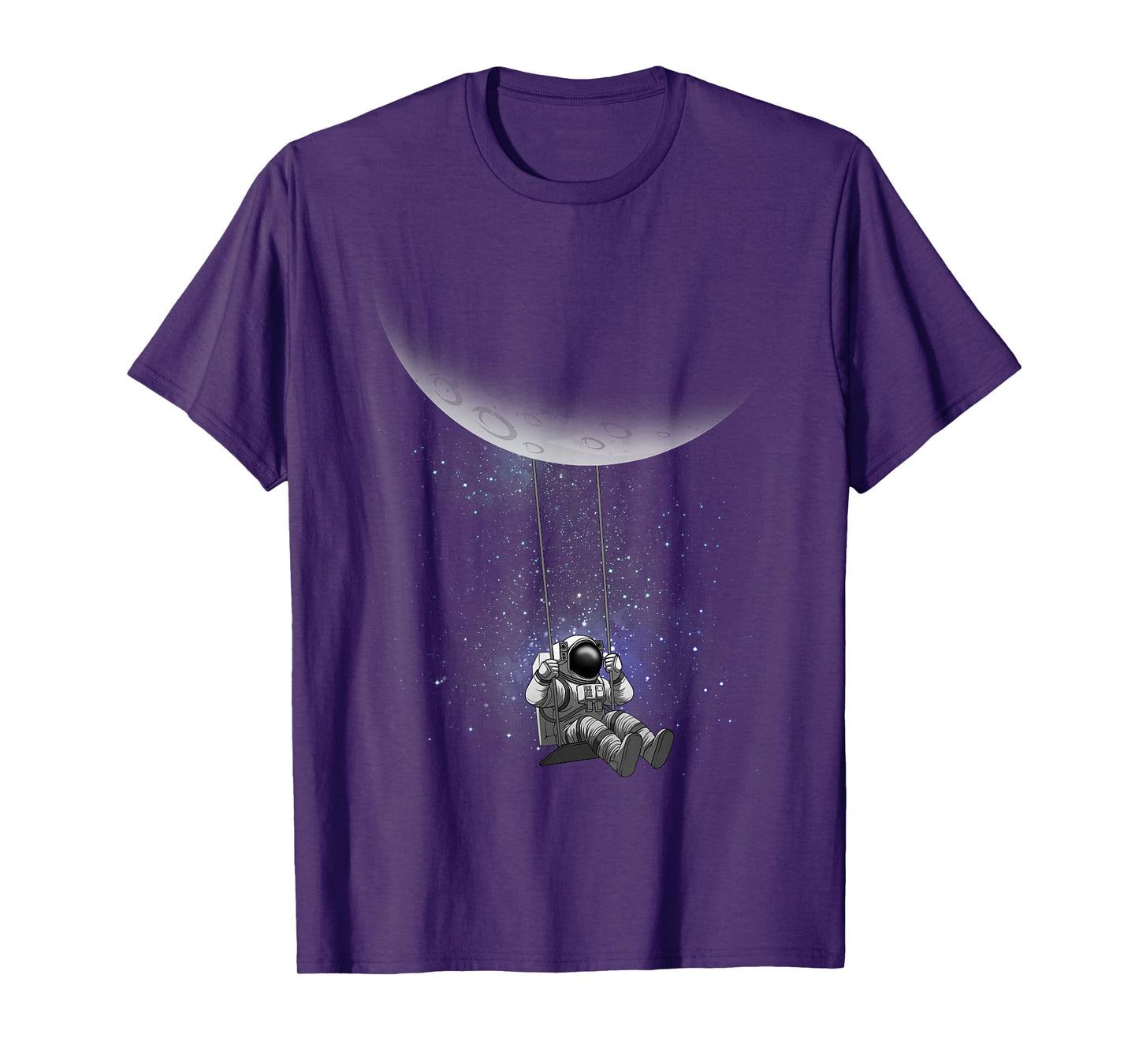 Space Themed For Men Women Outer Space Moon Galaxy Astronaut T-Shirt