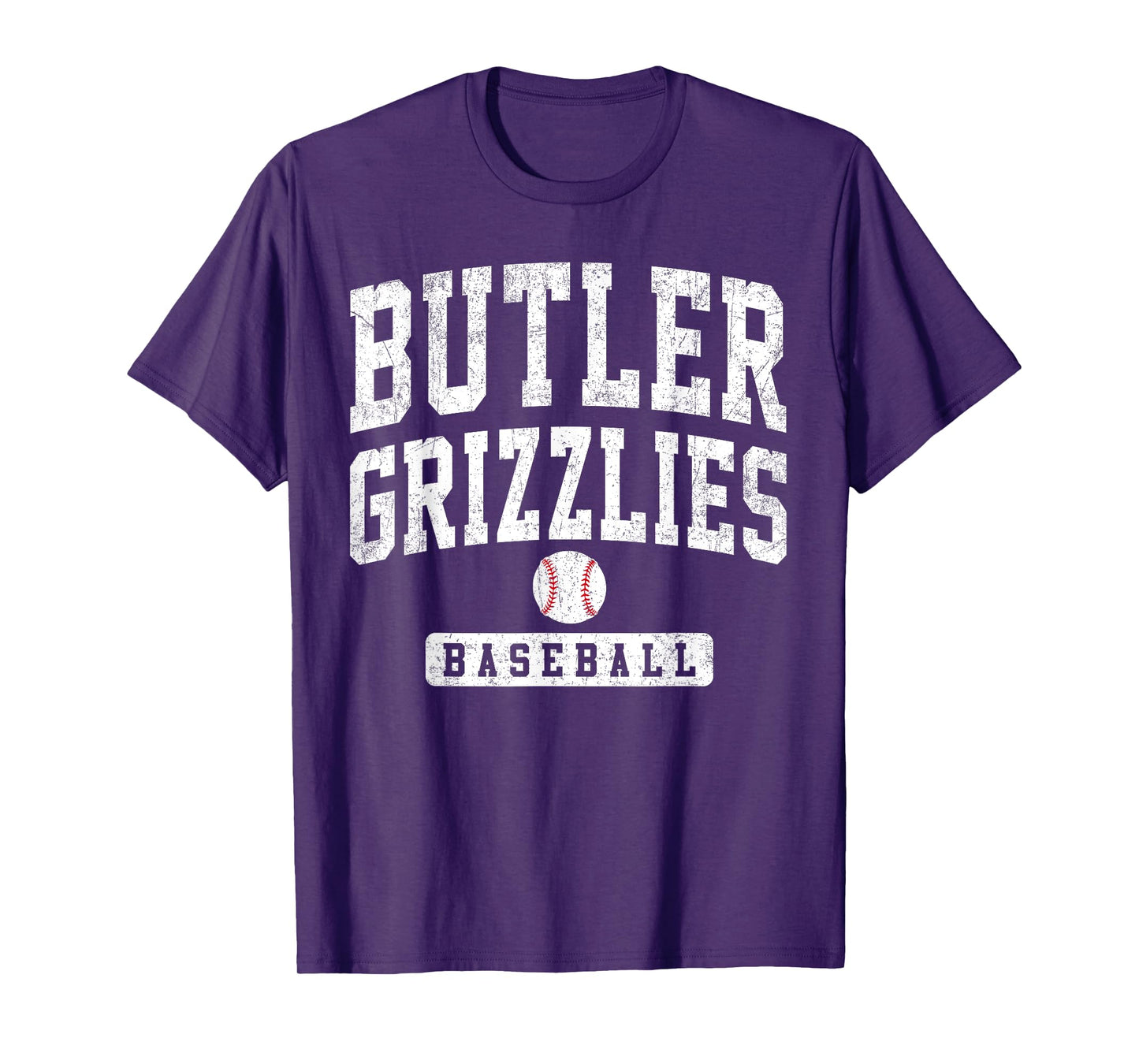 Butler Community College Grizzlies Baseball Arch Vintage T-Shirt
