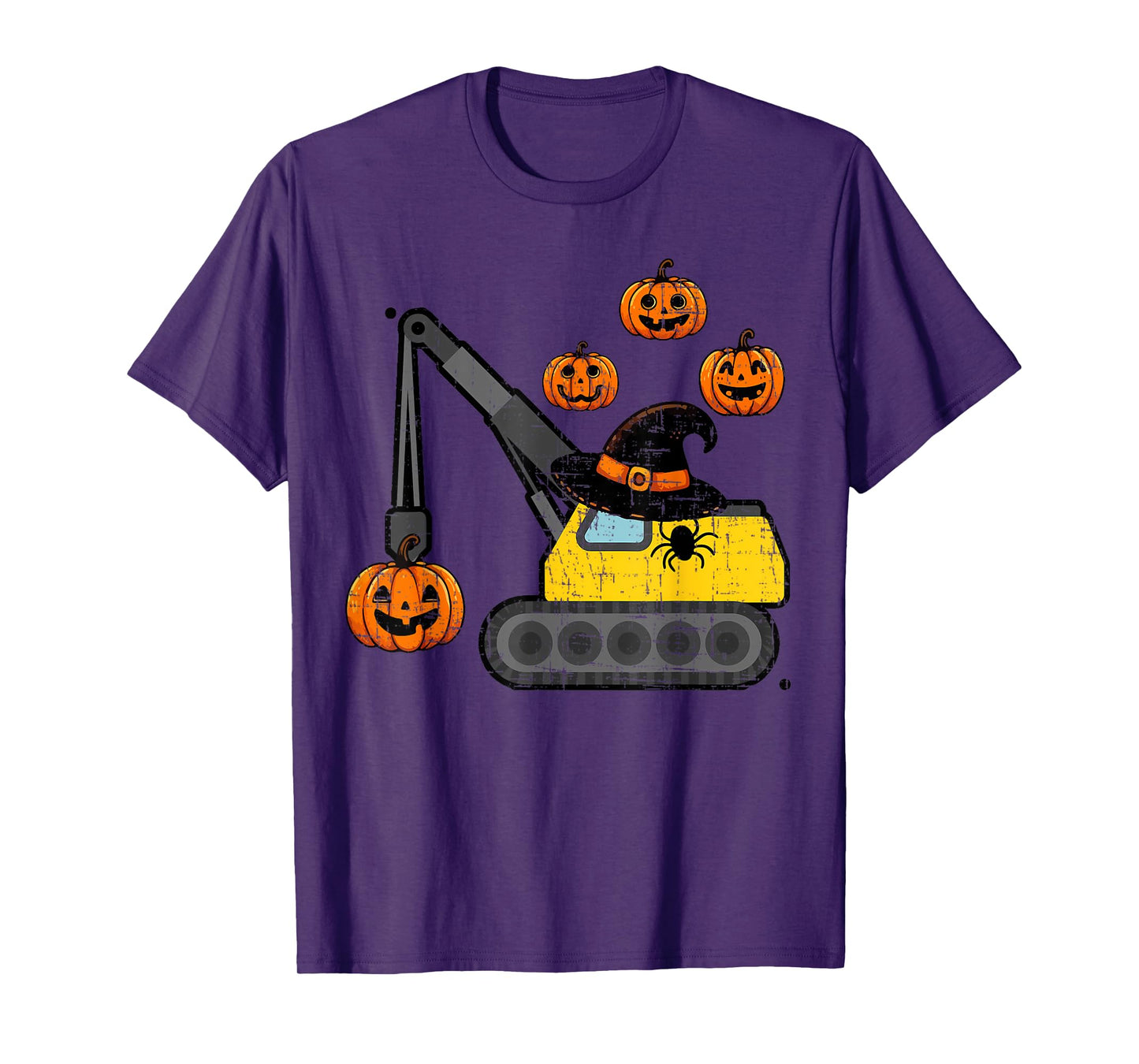 Crane Construction Truck Costume Toddler Kids Boys Halloween T-Shirt