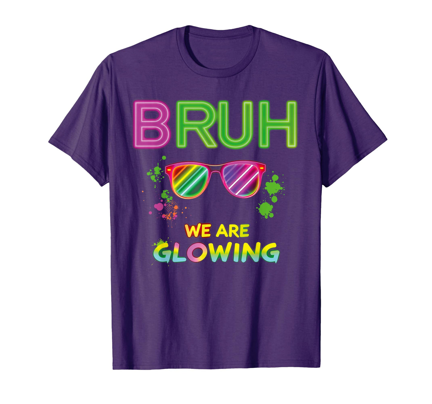 Bruh We Are Glowing In My Glowing Era Group Team T-Shirt