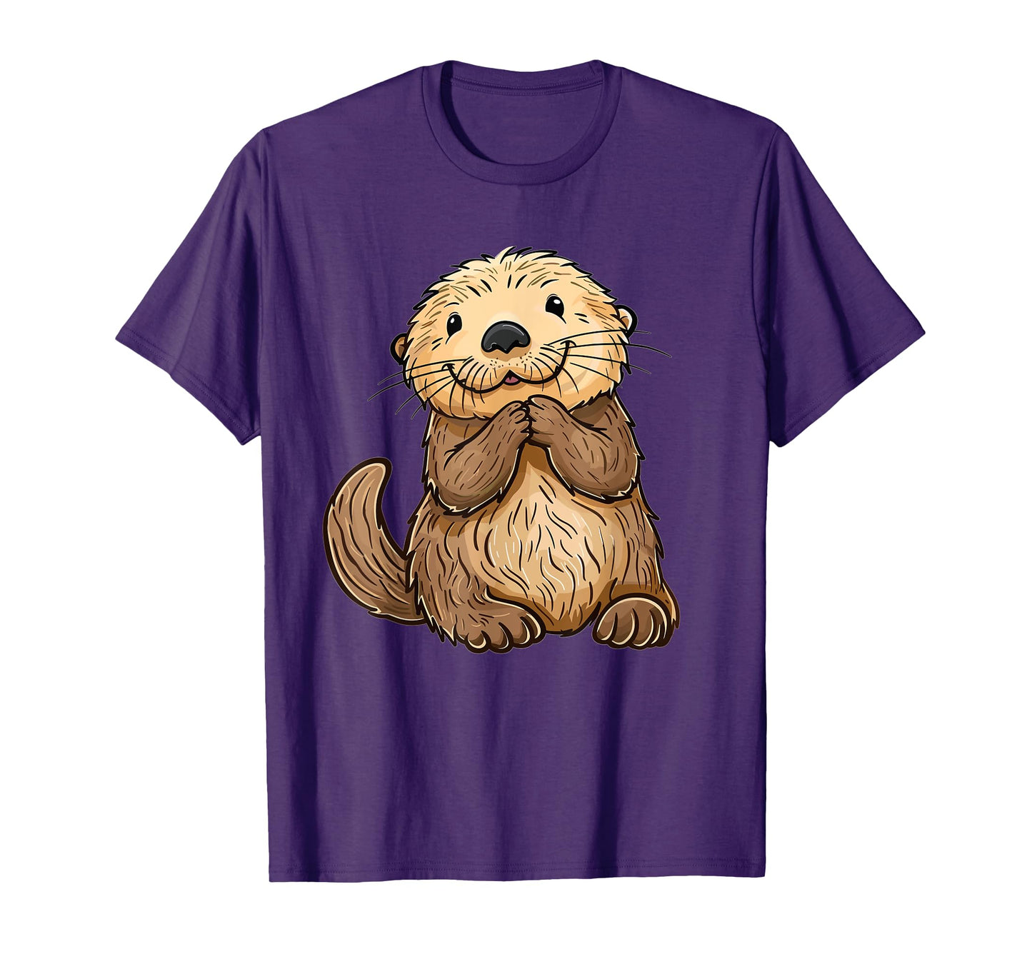 Cute Sea Otter I Kids Sea Otter T-Shirt