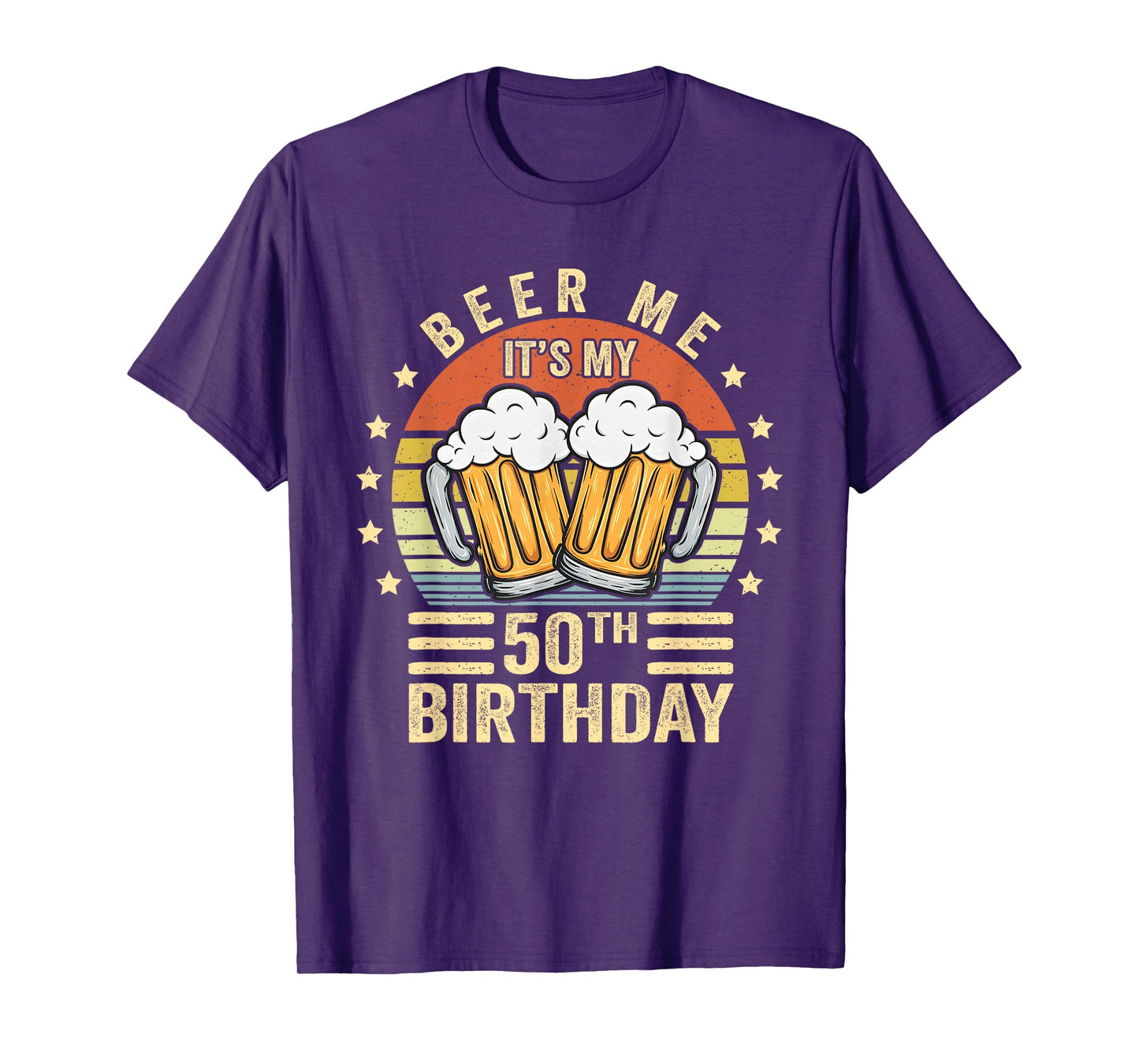 Beer Me It's My 50th Birthday, 50th Birthday Vintage T-Shirt