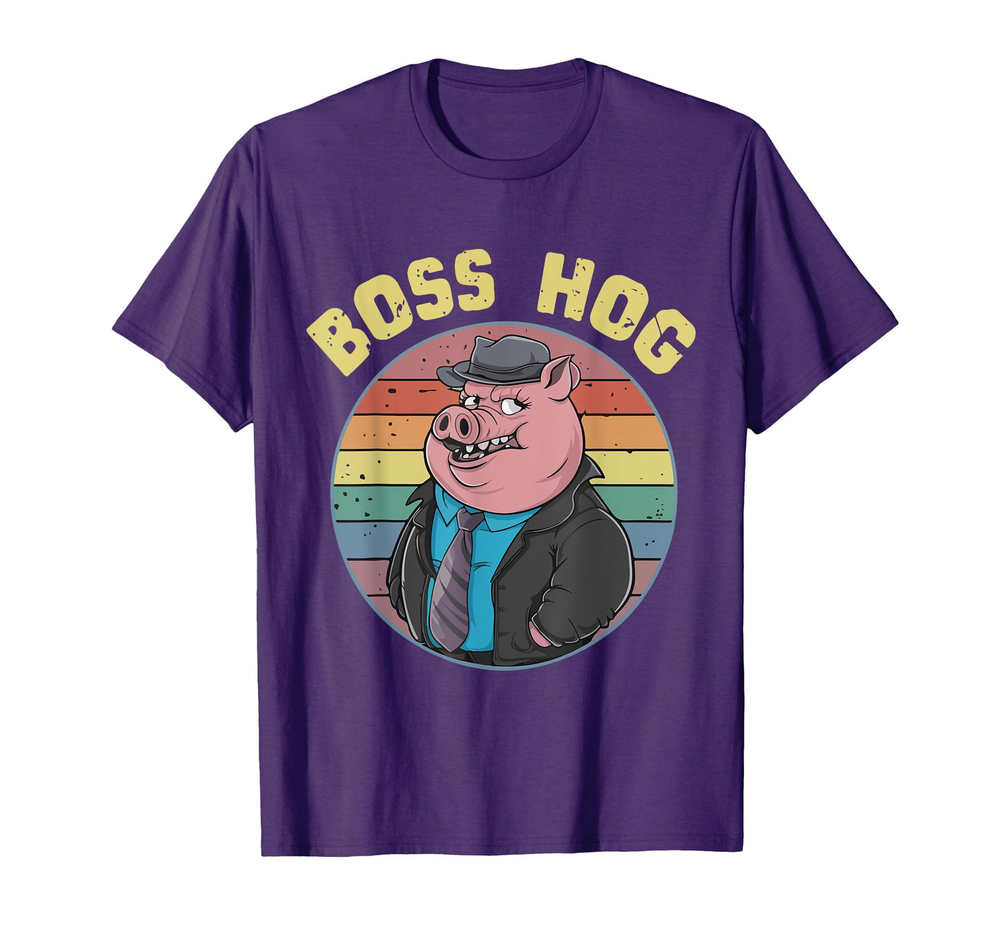 Hog Boss Funny Swine Costume Animal Cool Pigs Humor T-Shirt