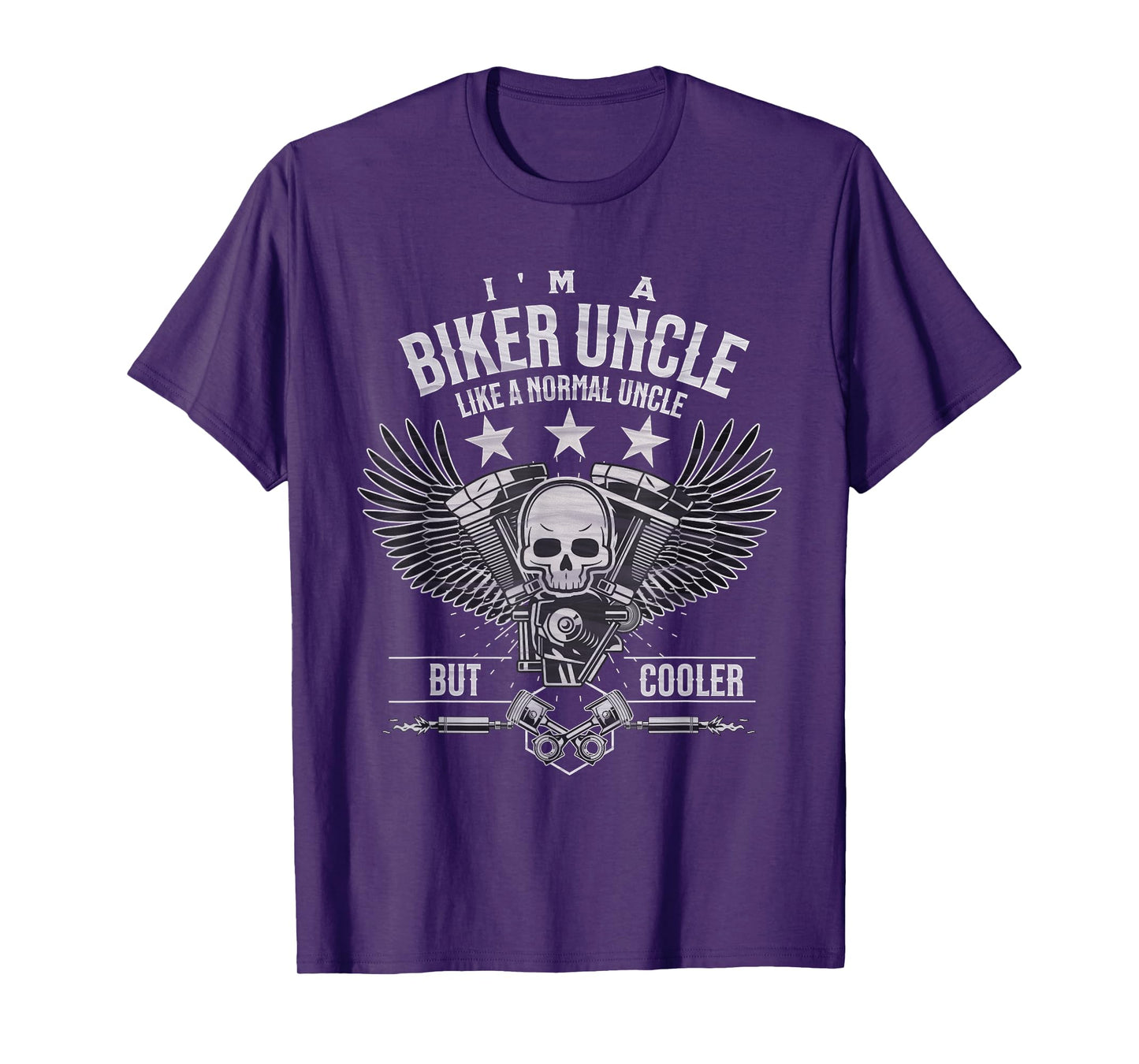 Funny Motorcycle Biker Uncle Like Normal But Cooler T-Shirt