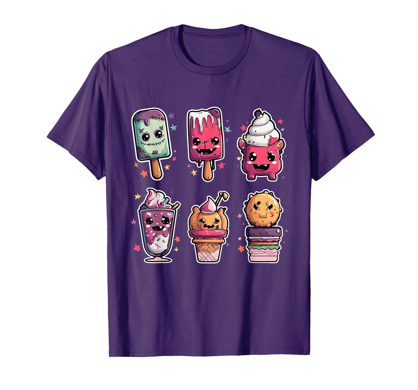 Funny Spooky Horror Halloween Ice Cream Summer Toddler Kids T-Shirt