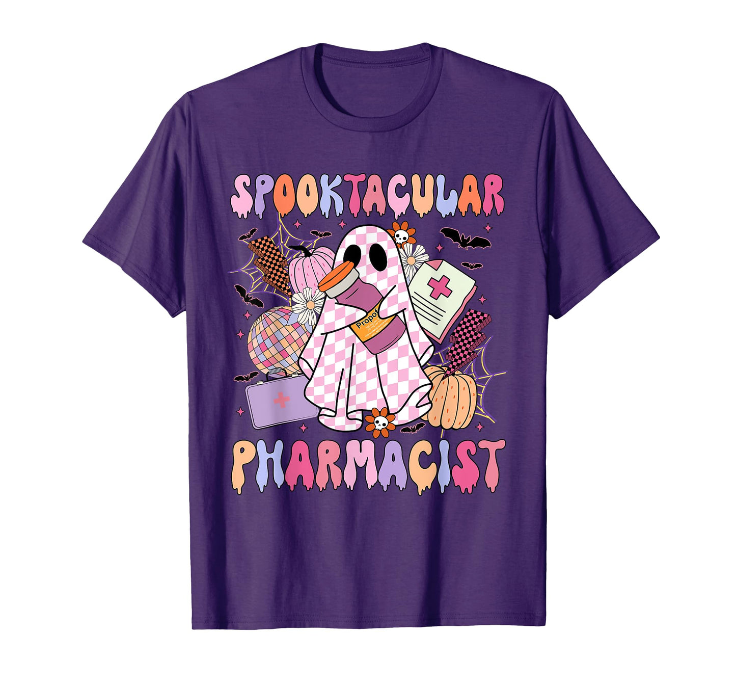 Spooktacular Pharmacist Spooky Halloween Pharmacy Week T-Shirt