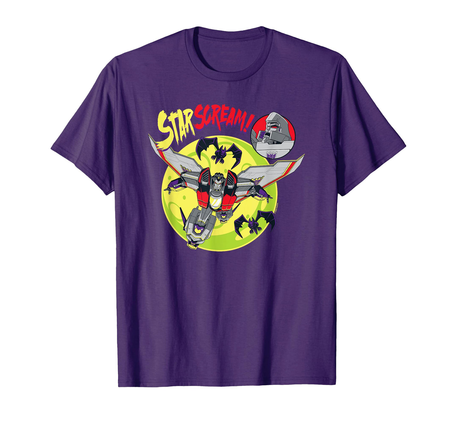 Transformers Evergreen Halloween StarScream! Robot Bats T-Shirt