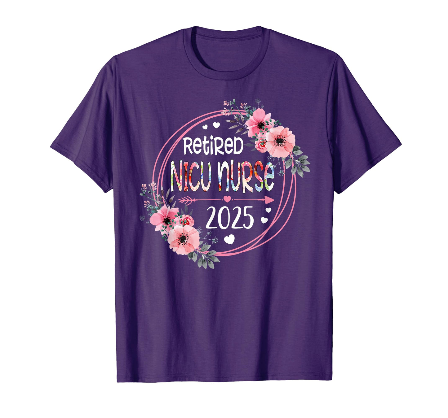 Retired NICU Nurse Est 2025 Retirement ER ICU NICU RN Nurses T-Shirt