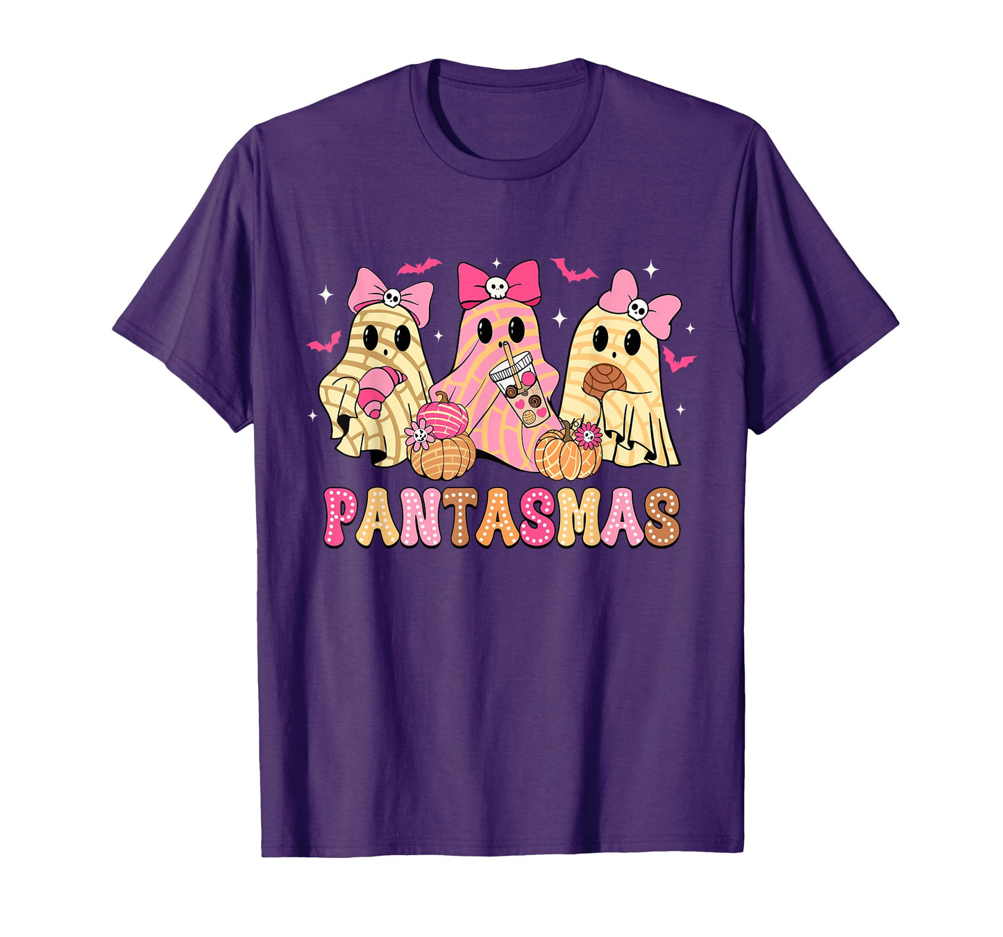 Pantasmas Ghost Funny Spooky Conchas Mexican Halloween Ghost T-Shirt