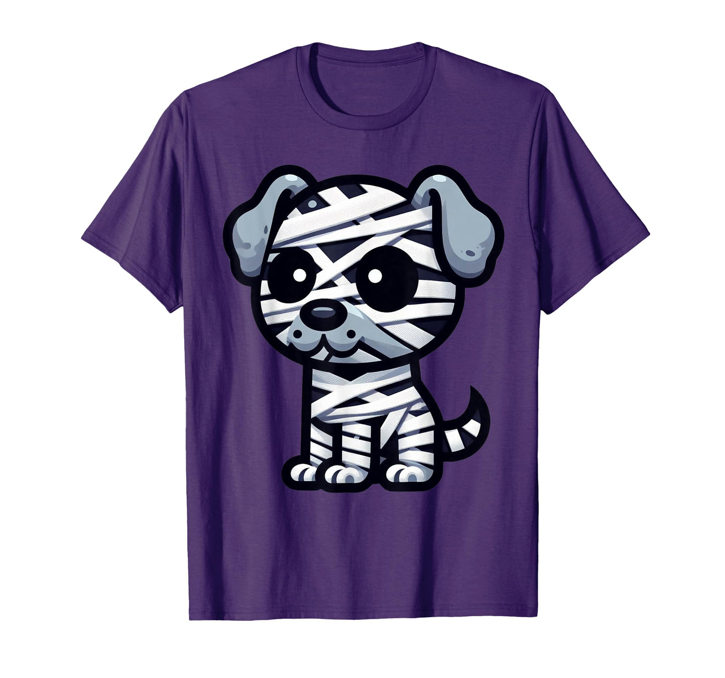 Mummy Dog Halloween - Cute, Funny & Spooky Pet Costume T-Shirt for Men Women Kids