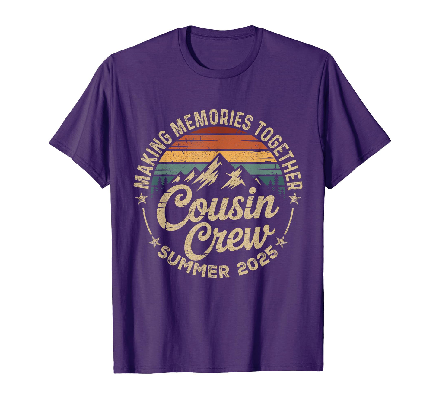 Cousin crew 2025 Summer Vacation Beach Family Trips Matching T-Shirt