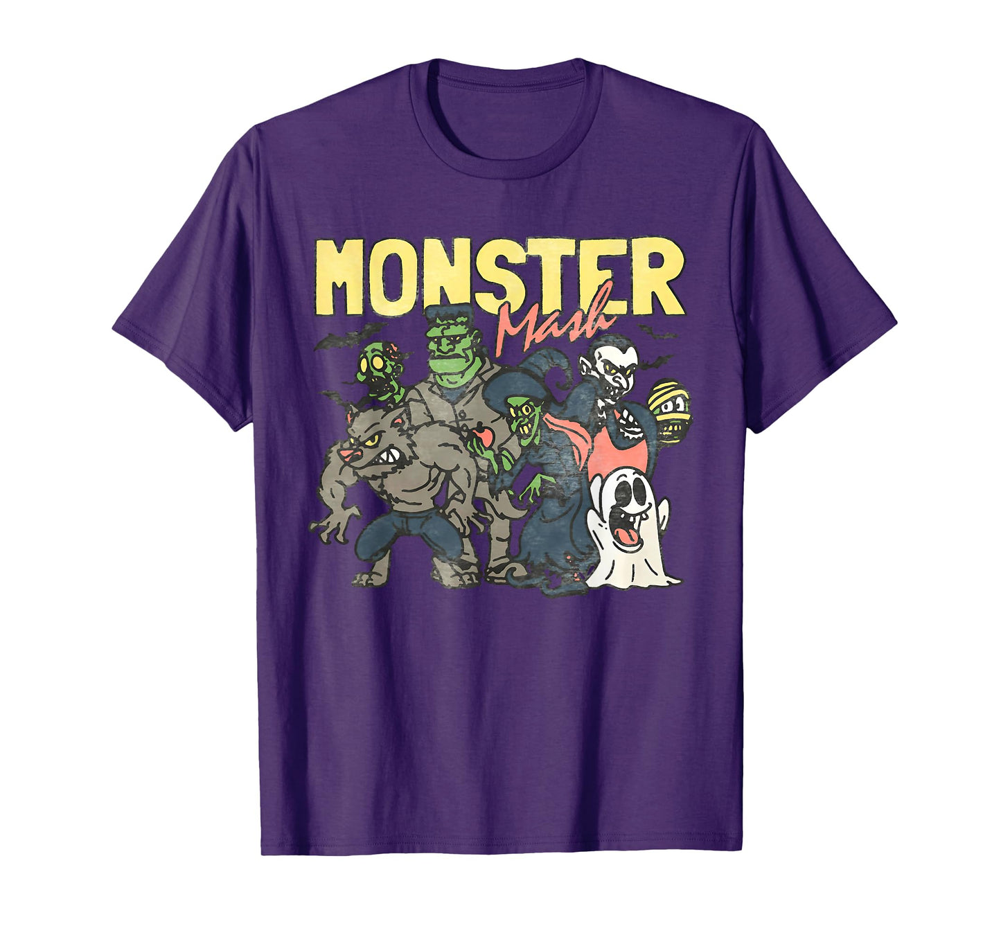 Monster Mash Happy Halloween Spooky Season Trick Or Treat T-Shirt