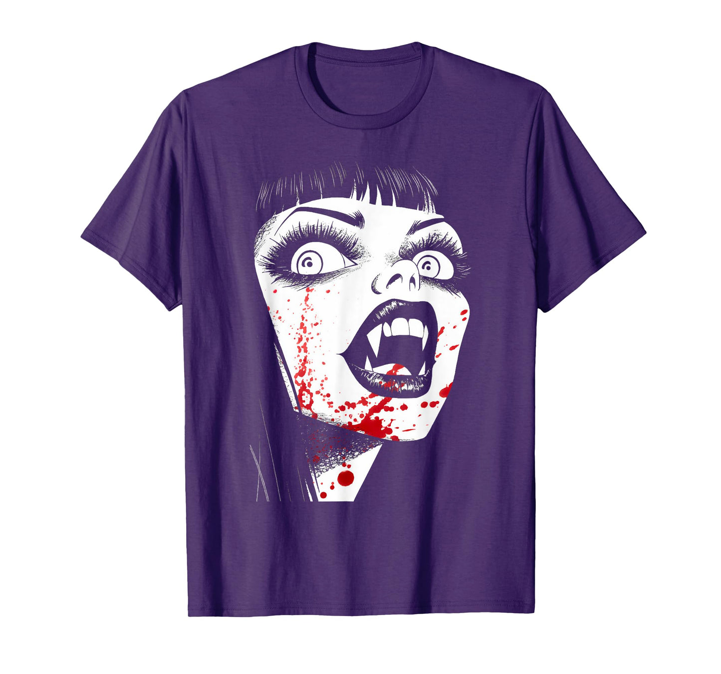 Vampish Vampiress Bares Her Fangs T-Shirt