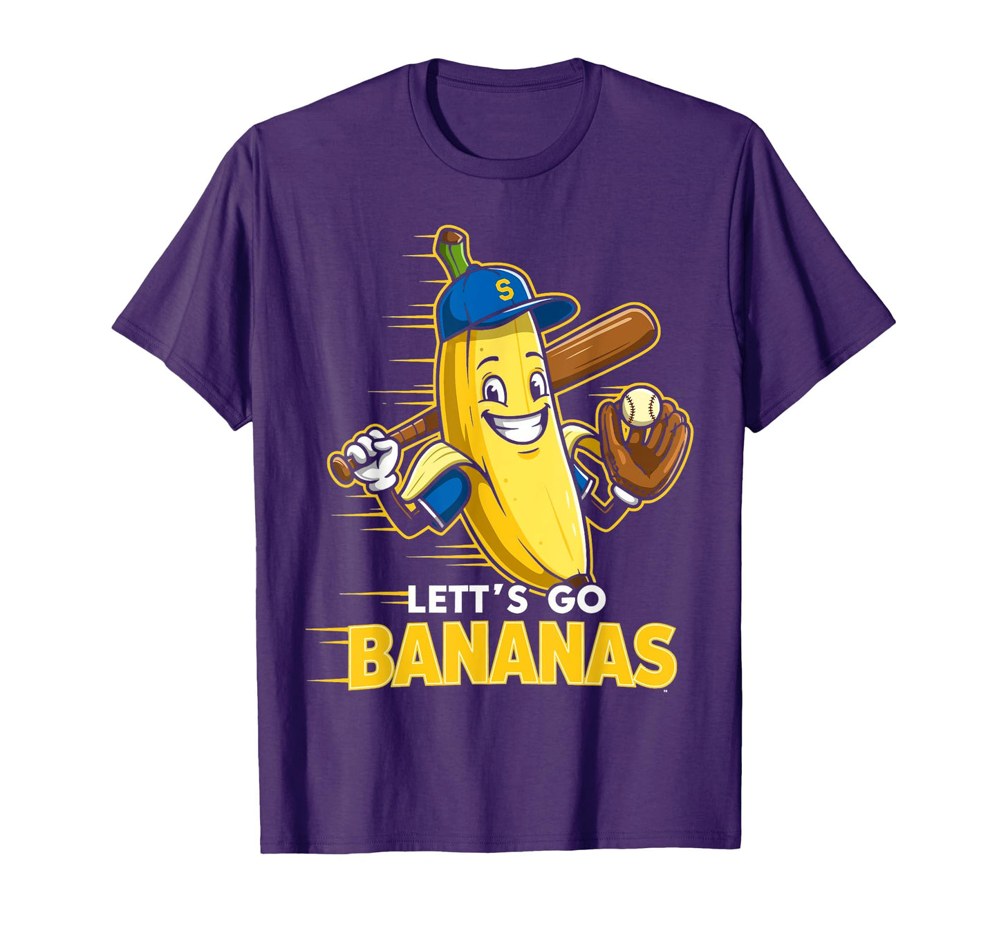 Funny Banana Shirts Gift Fruit Lovers Boys Lets Go Bananas T-Shirt