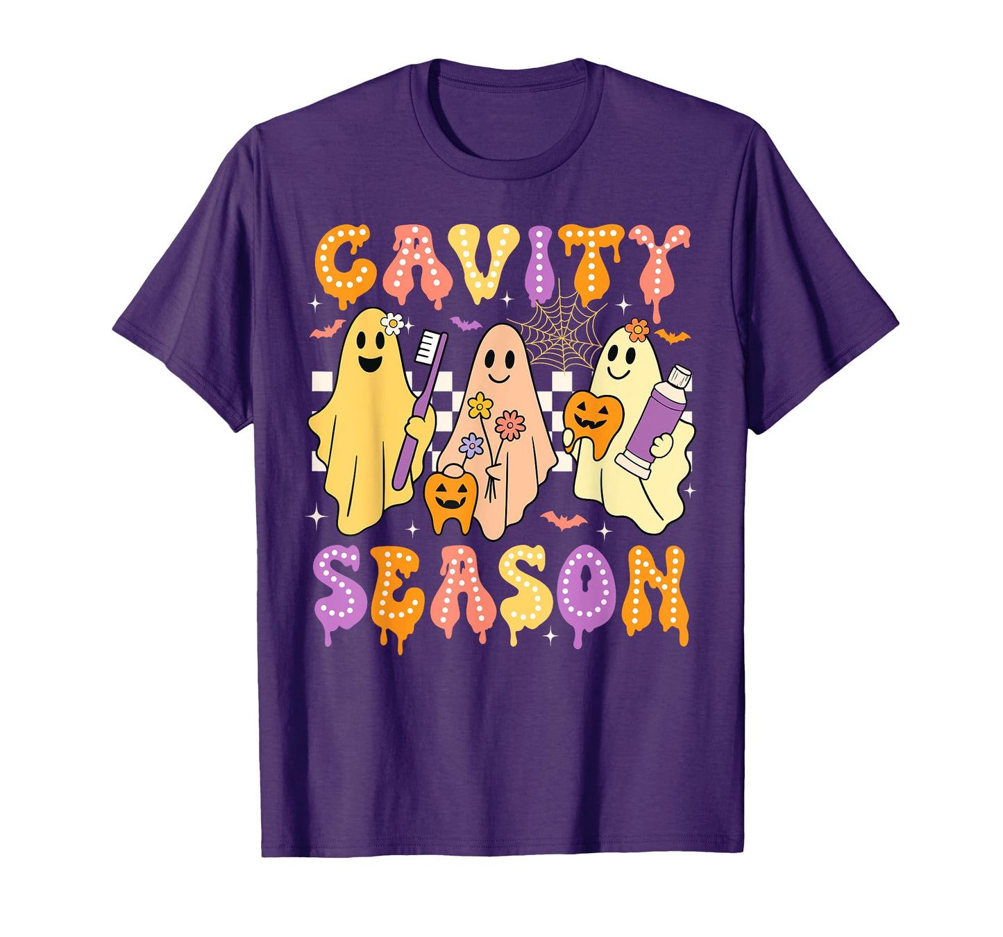 Halloween Dentist Cavity Season Dental Women Men T-Shirt