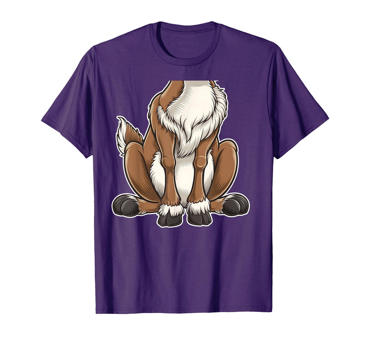 Funny Reindeer Adult Kids Men Women Brown Deer Costume T-Shirt
