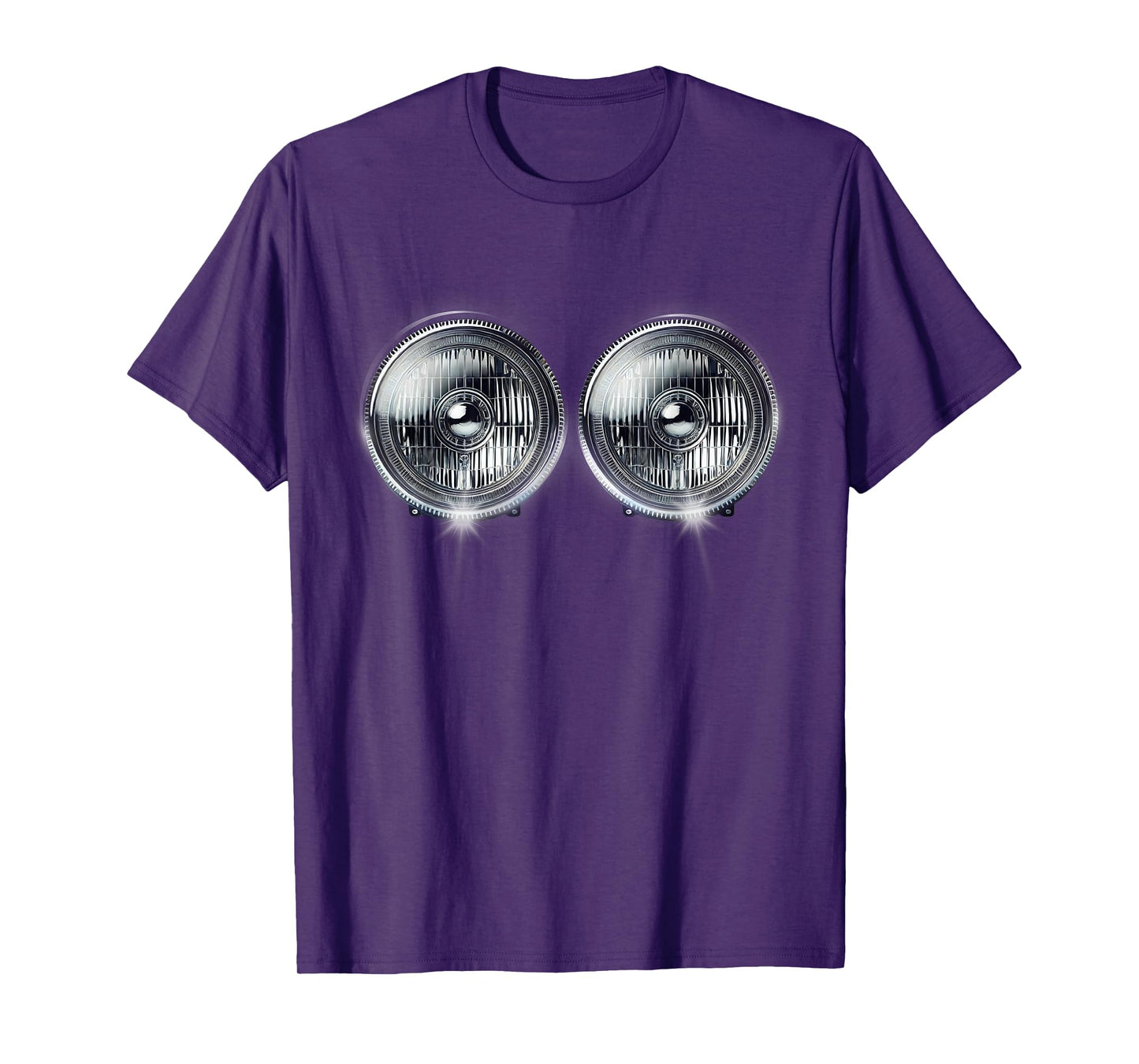 Headlights Funny Costume Tee Halloween T-Shirt