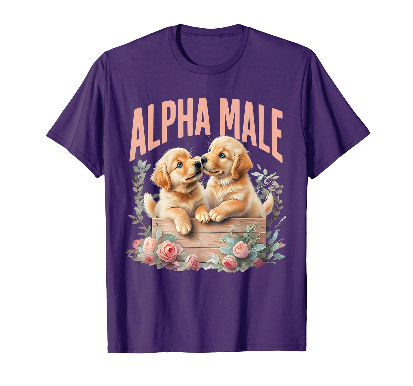 Funny Dog Alpha Cute Puppy Meme Male Dog Owner Men or Women T-Shirt