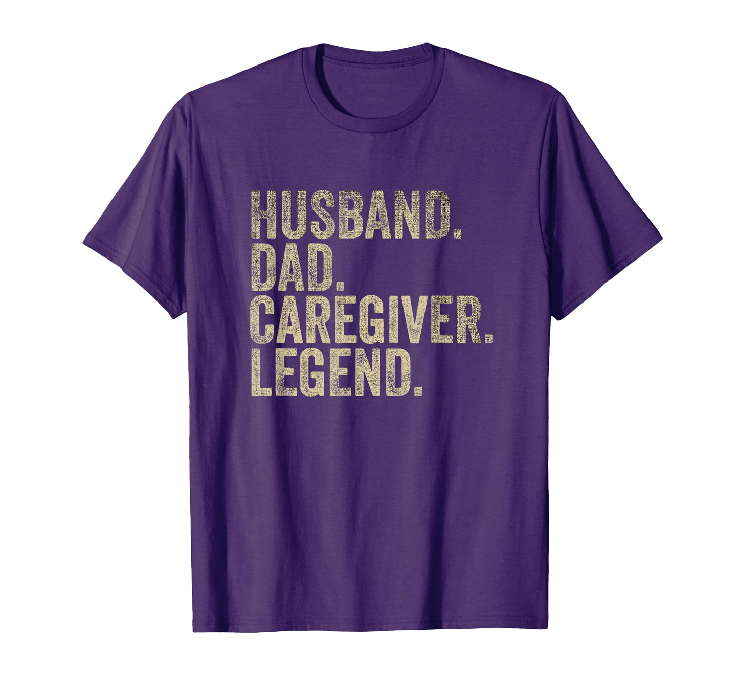 Vintage Father's Day Husband Dad Caregiver Legend Daddy T-Shirt