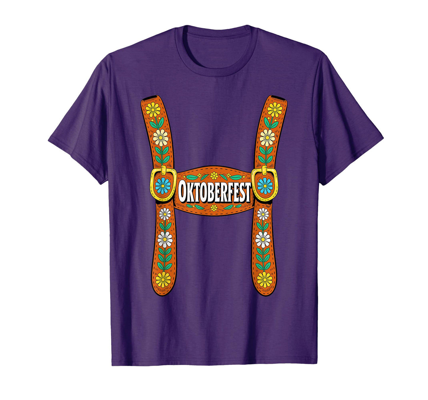 Oktoberfest Lederhosen Bavarian Costume Beer Festival Adults T-Shirt