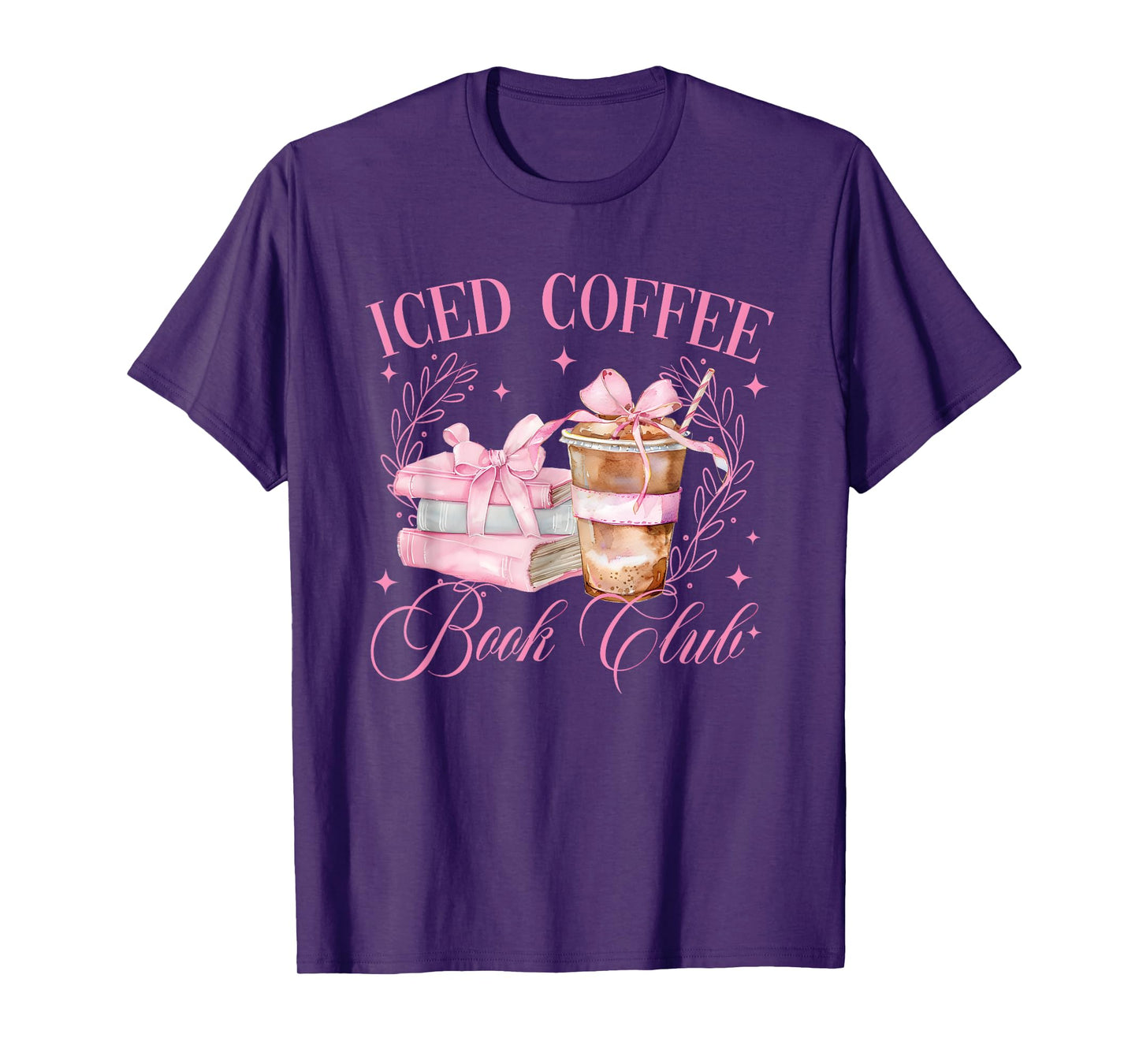 Iced Coffee Book Club T-Shirt