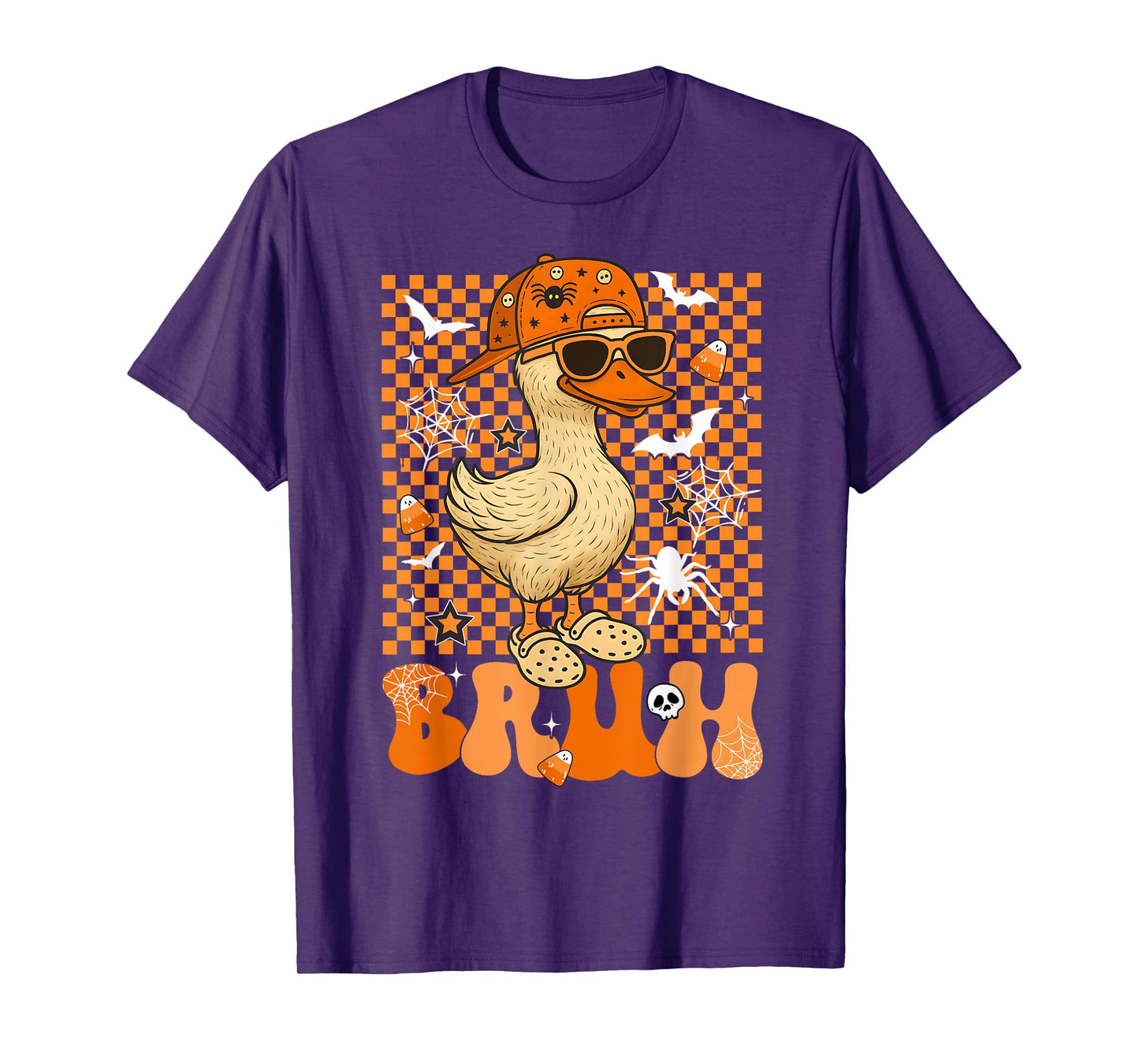 Spooky Gooses Bruh Meme Men Women Kid Halloween Costume T-Shirt