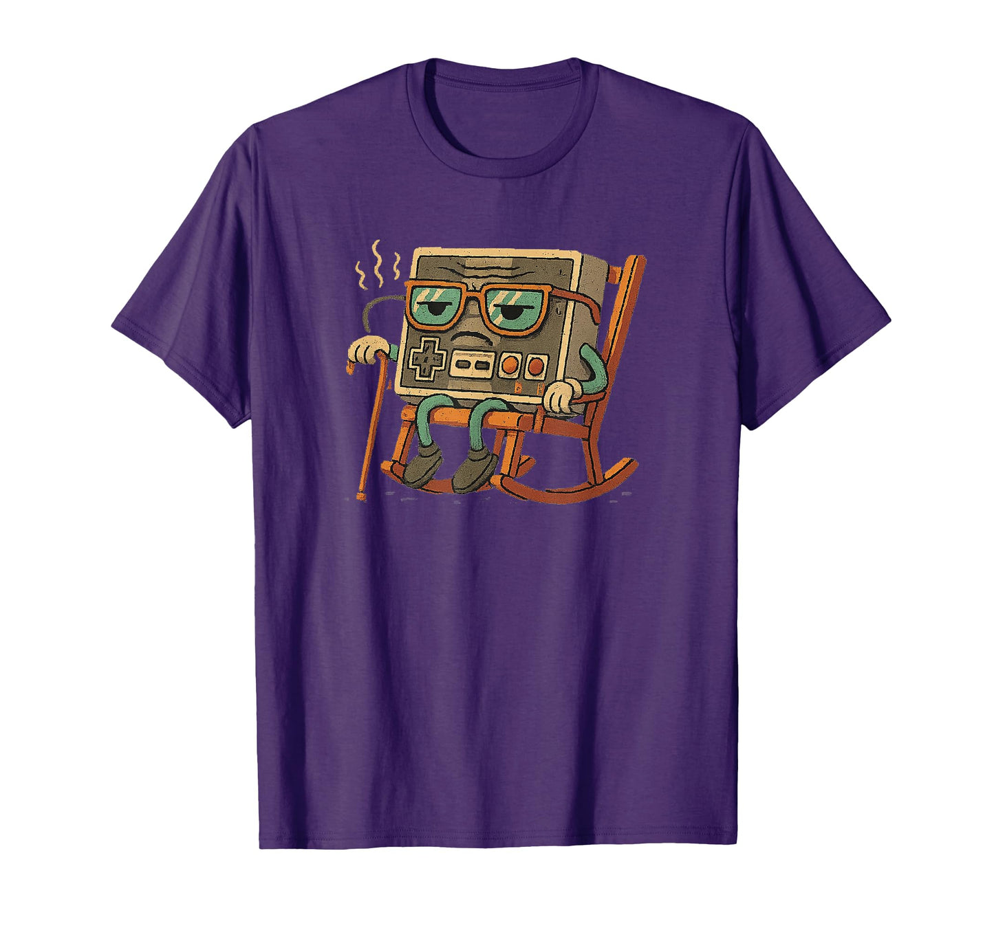 Funny Old Gamer Gaming Retro 80s 90s Video Game Old Gamer T-Shirt