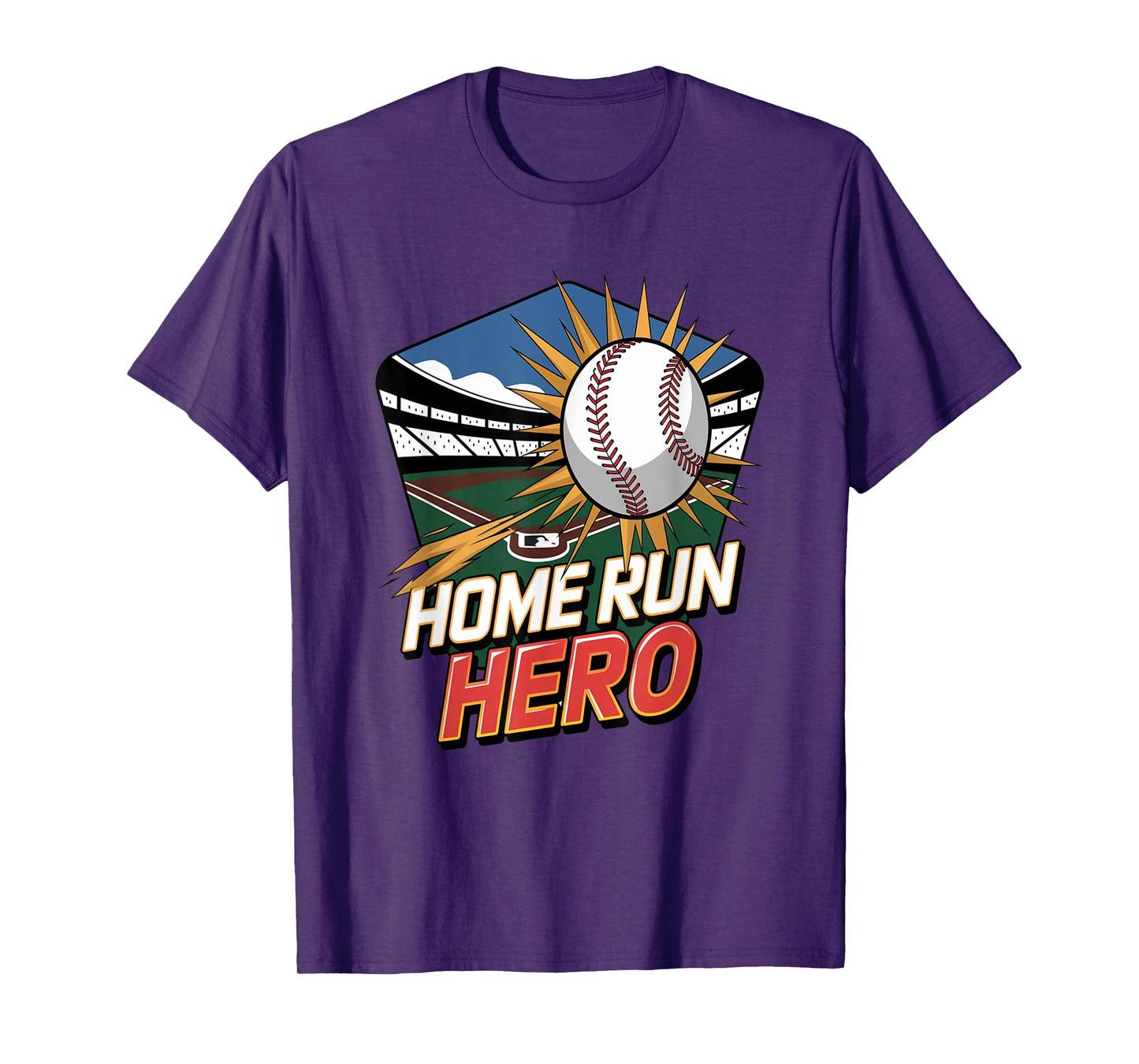 Home Run Hero Baseball Champions and Fans T-Shirt